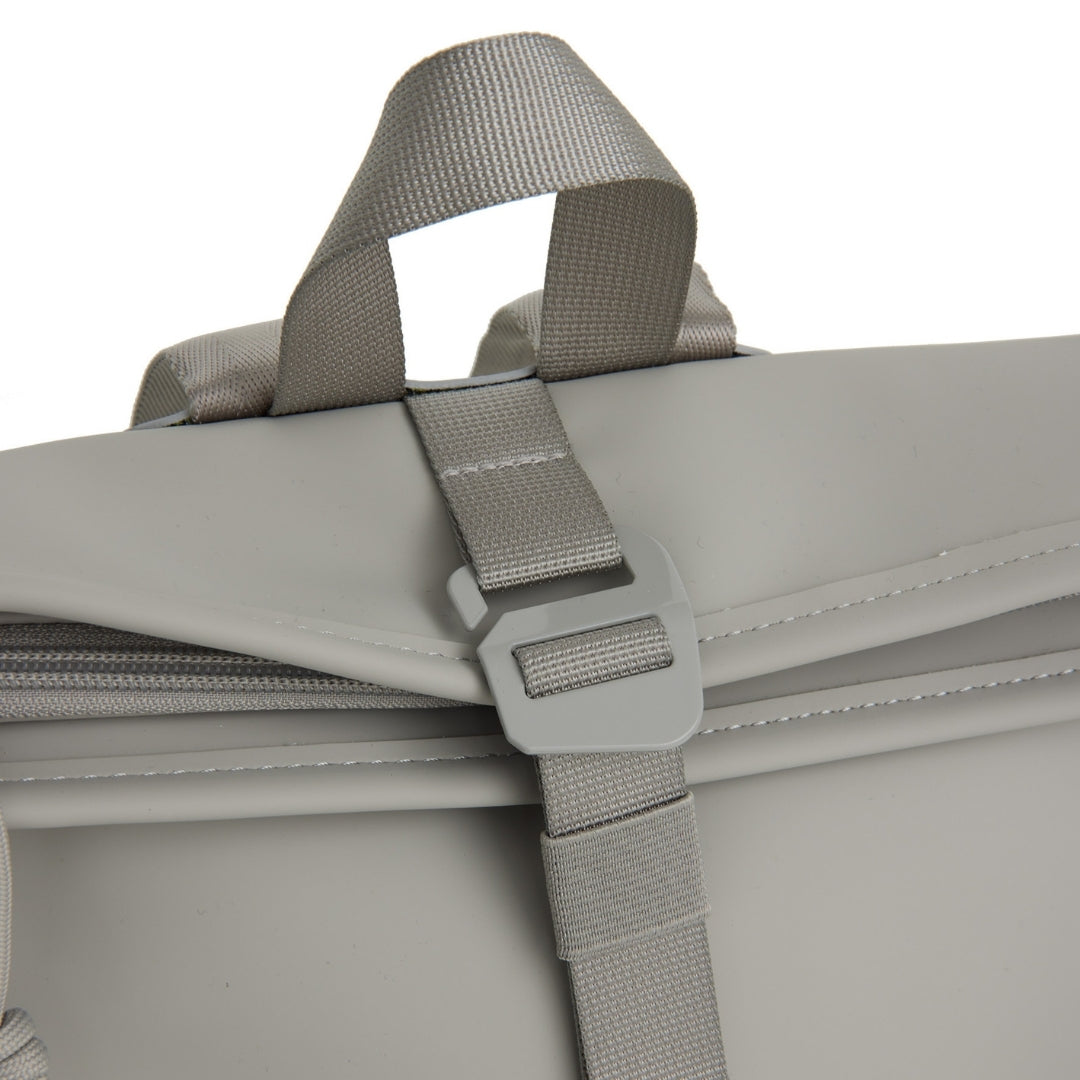 Branson - Mini waterafstotend rolltop rugzakje 'Los Angeles' 7L grey