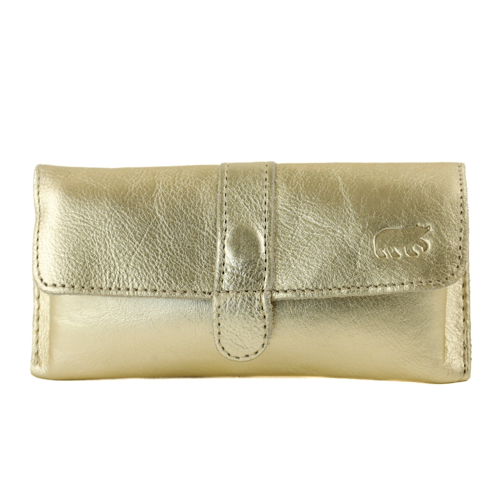 Glasses case 'Weta' champagne