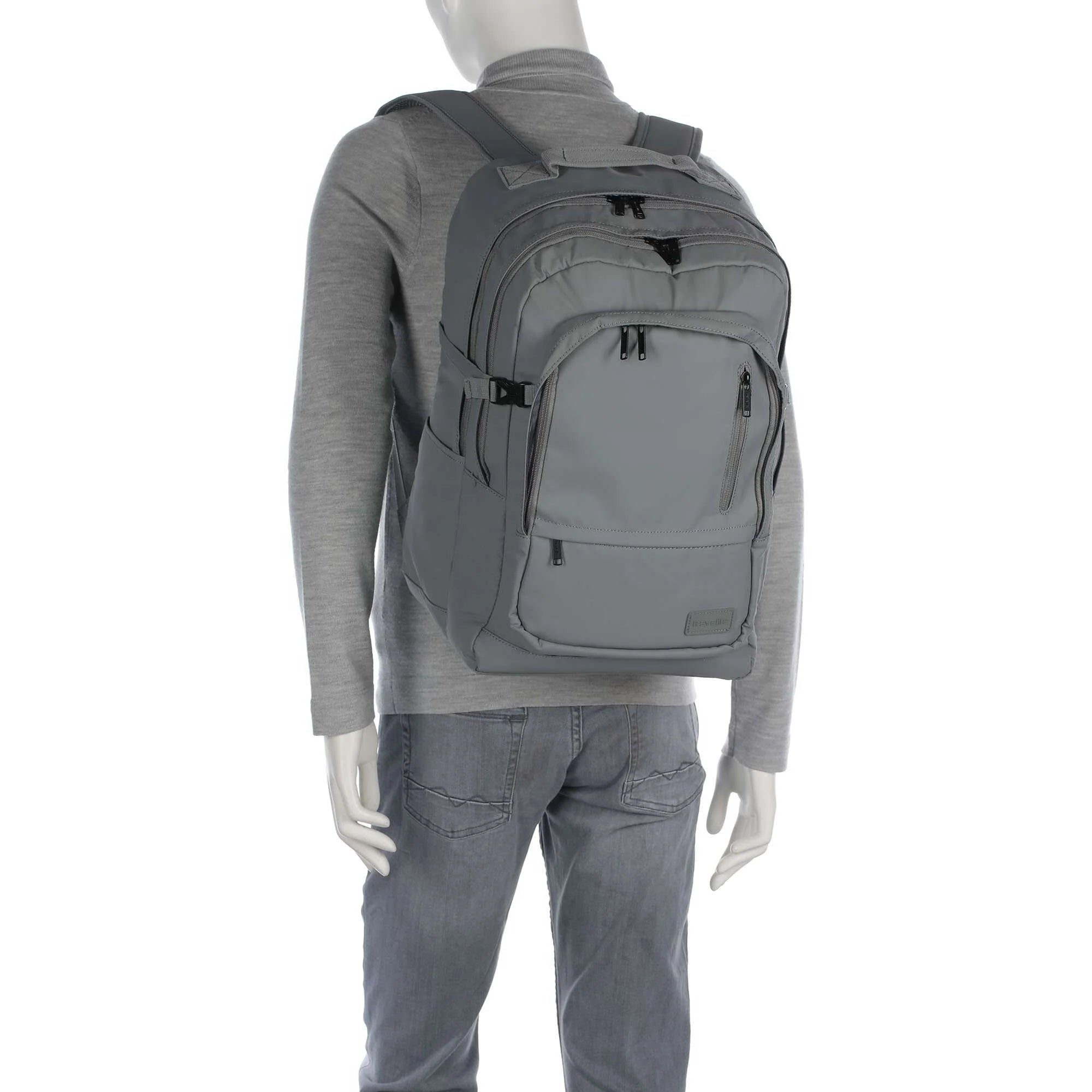 Basics - Waterafstotende Laptop Rugzak 17.3” light grey