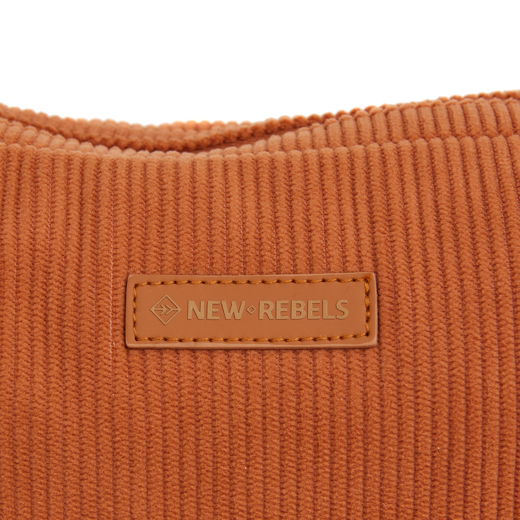 Ribbi - Schoudertasje 'Rose' coffee brown