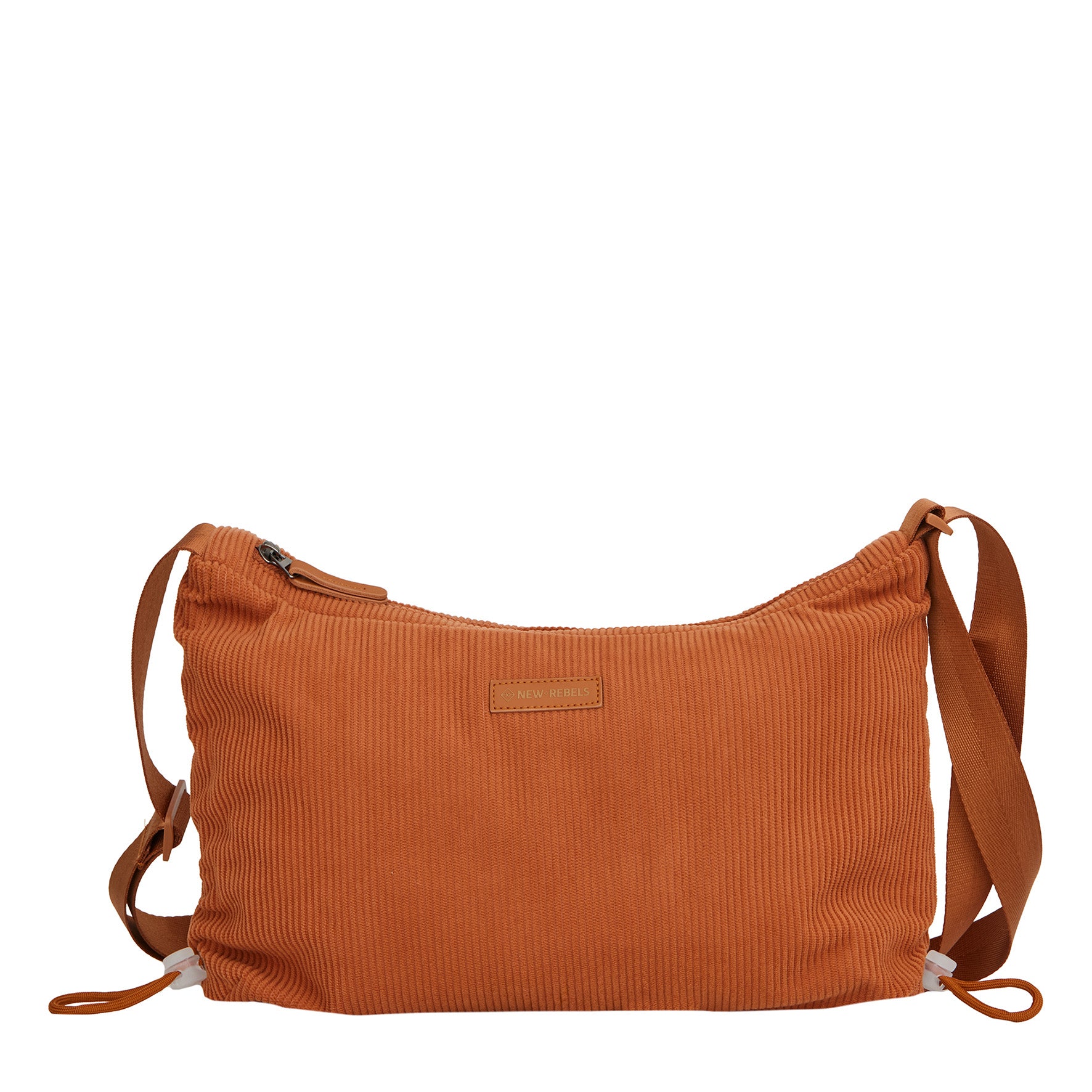 Ribbi - Schoudertasje 'Rose' coffee brown