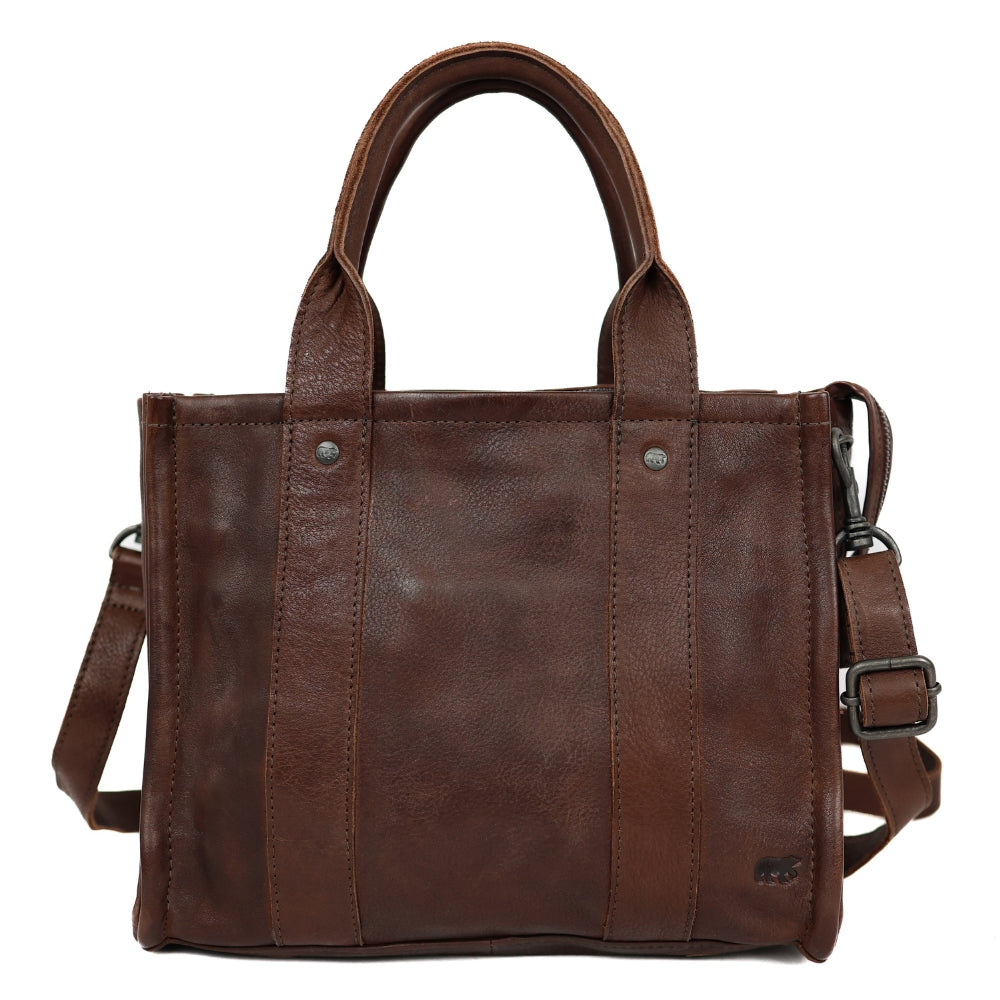 Tote bag 'Pepe' M dark brown