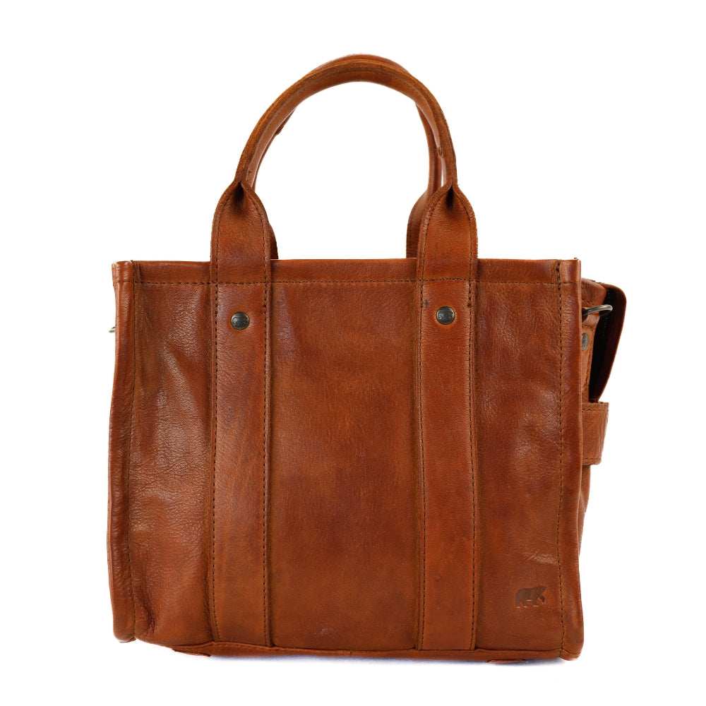 Mini tote bag 'Pepe' S cognac