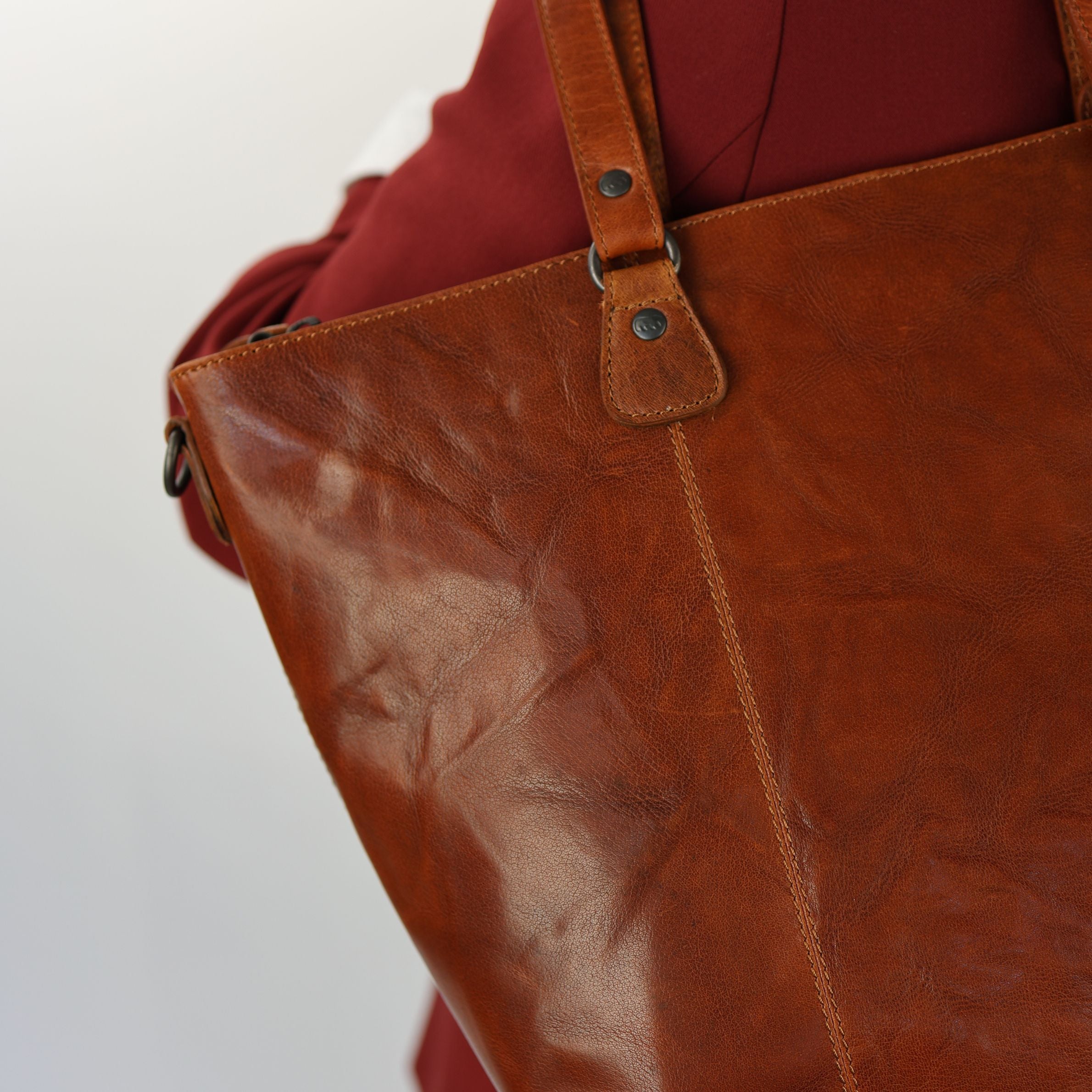 Shopper 'Nora' Andorra cognac