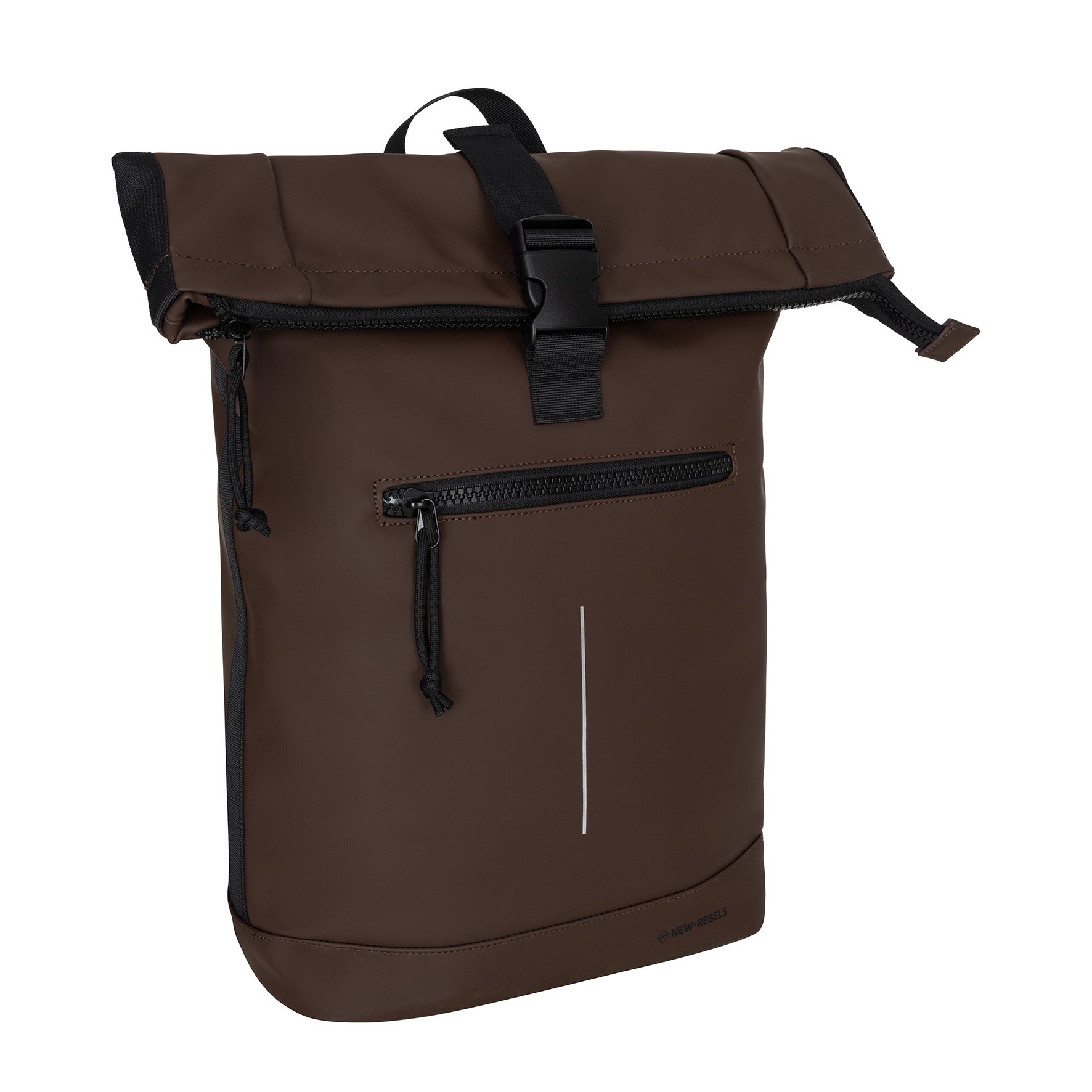 Mart - Waterafstotende rolrugzak 'New York' mocca 17-21L