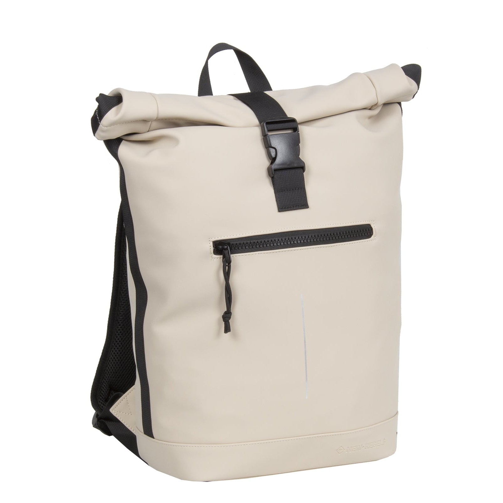 Mart - Waterafstotende rolltop rugzak 'New York' 21L fel beige