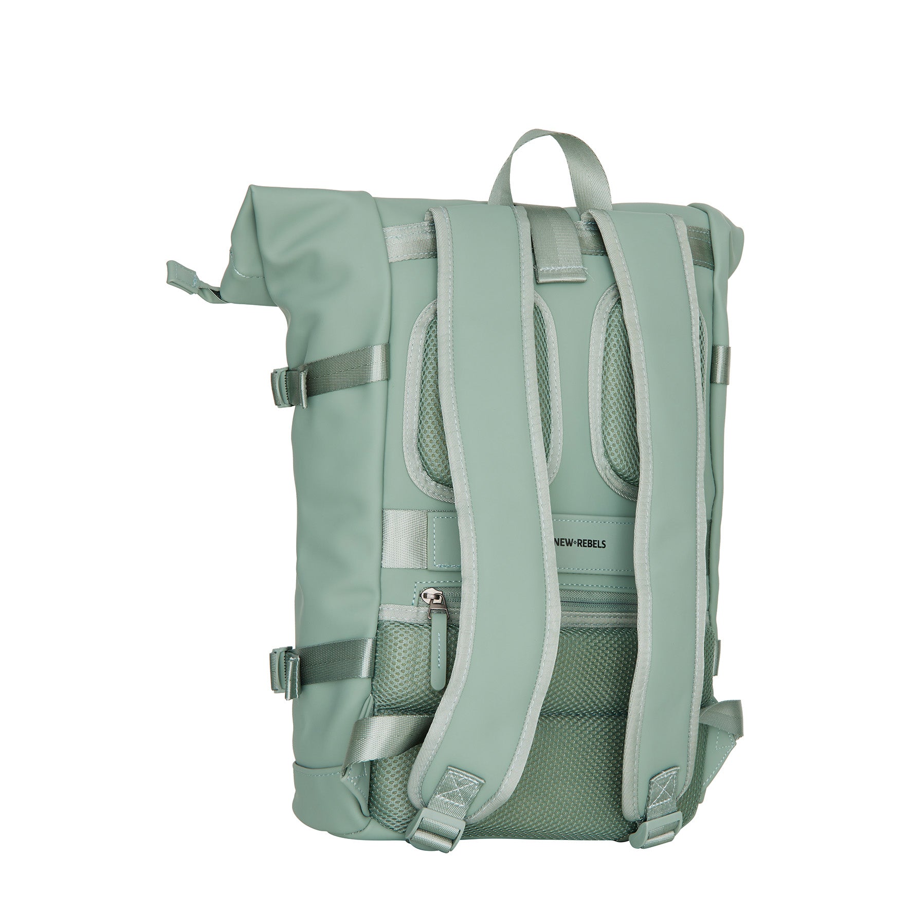 Water-repellent backpack 'William' sage green 17L