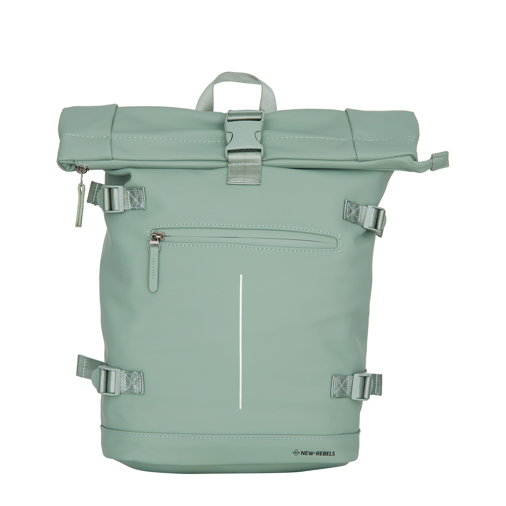 Water-repellent backpack 'William' sage green 17L