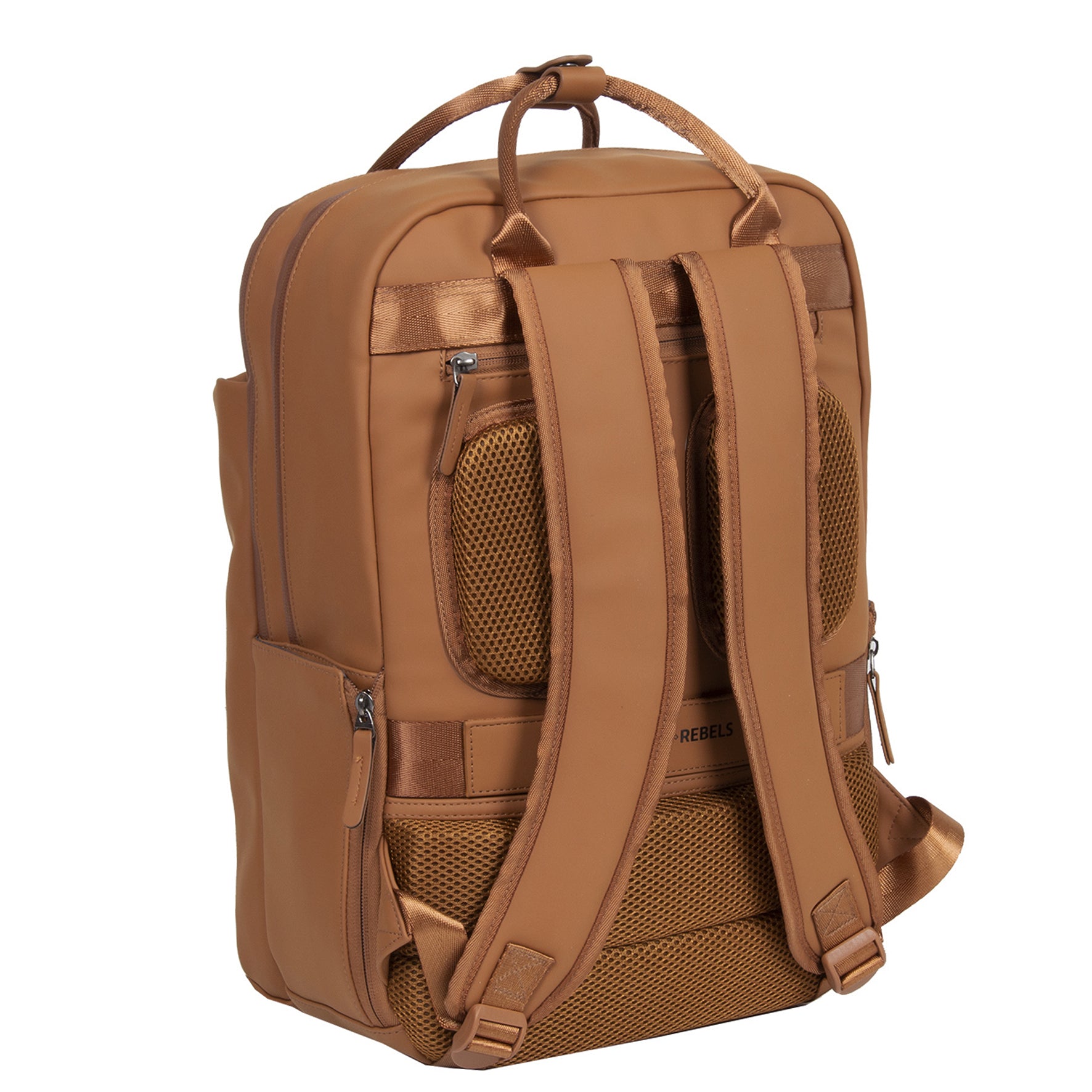 Water-repellent backpack 'Milwaukee' cognac