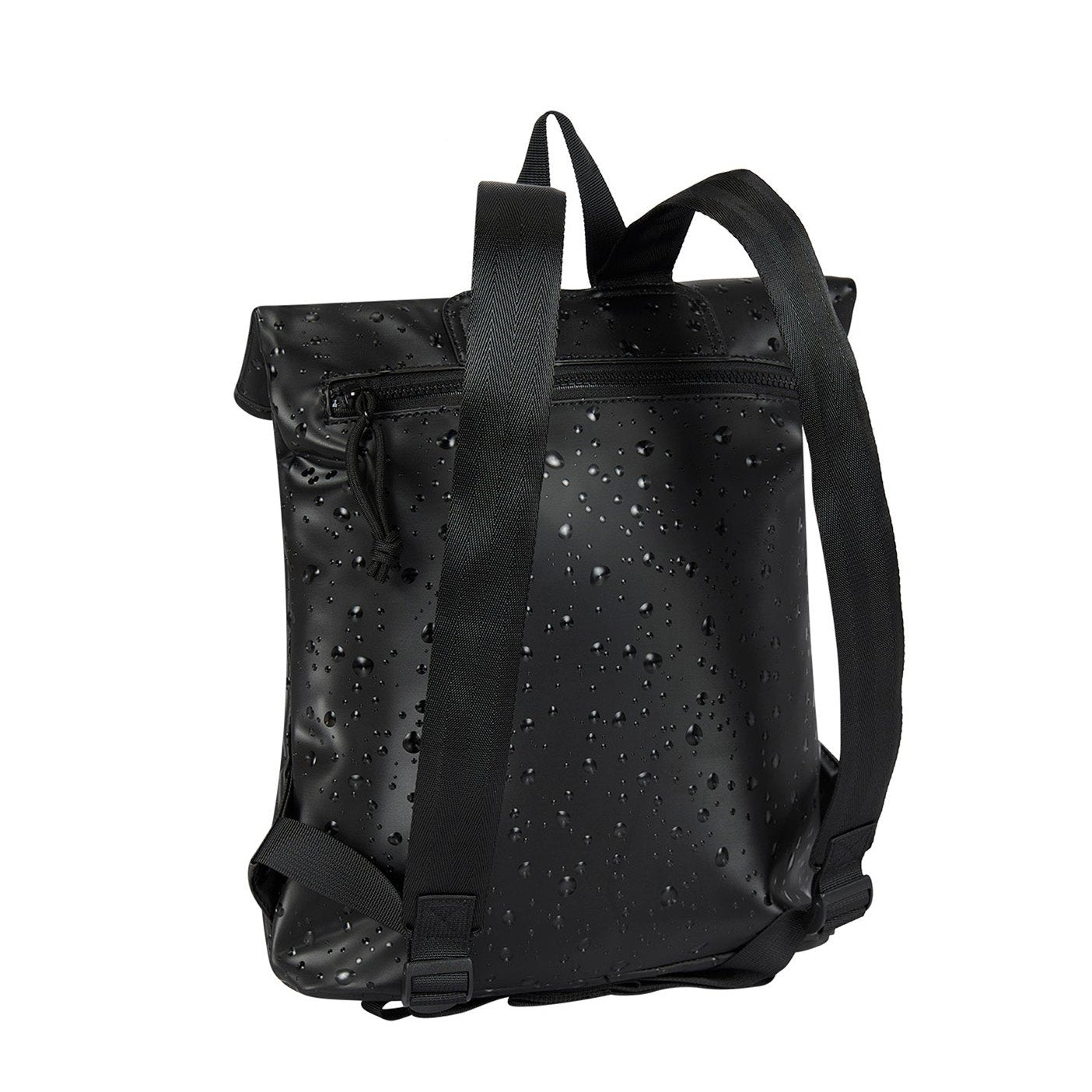 Water-repellent backpack 'Droplets' 9L black