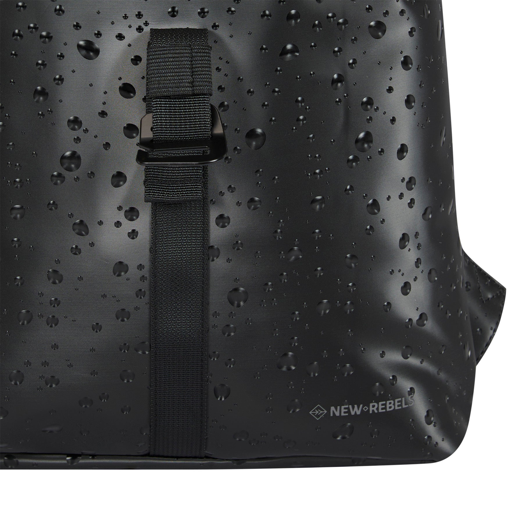 Water-repellent backpack 'Droplets' 9L black