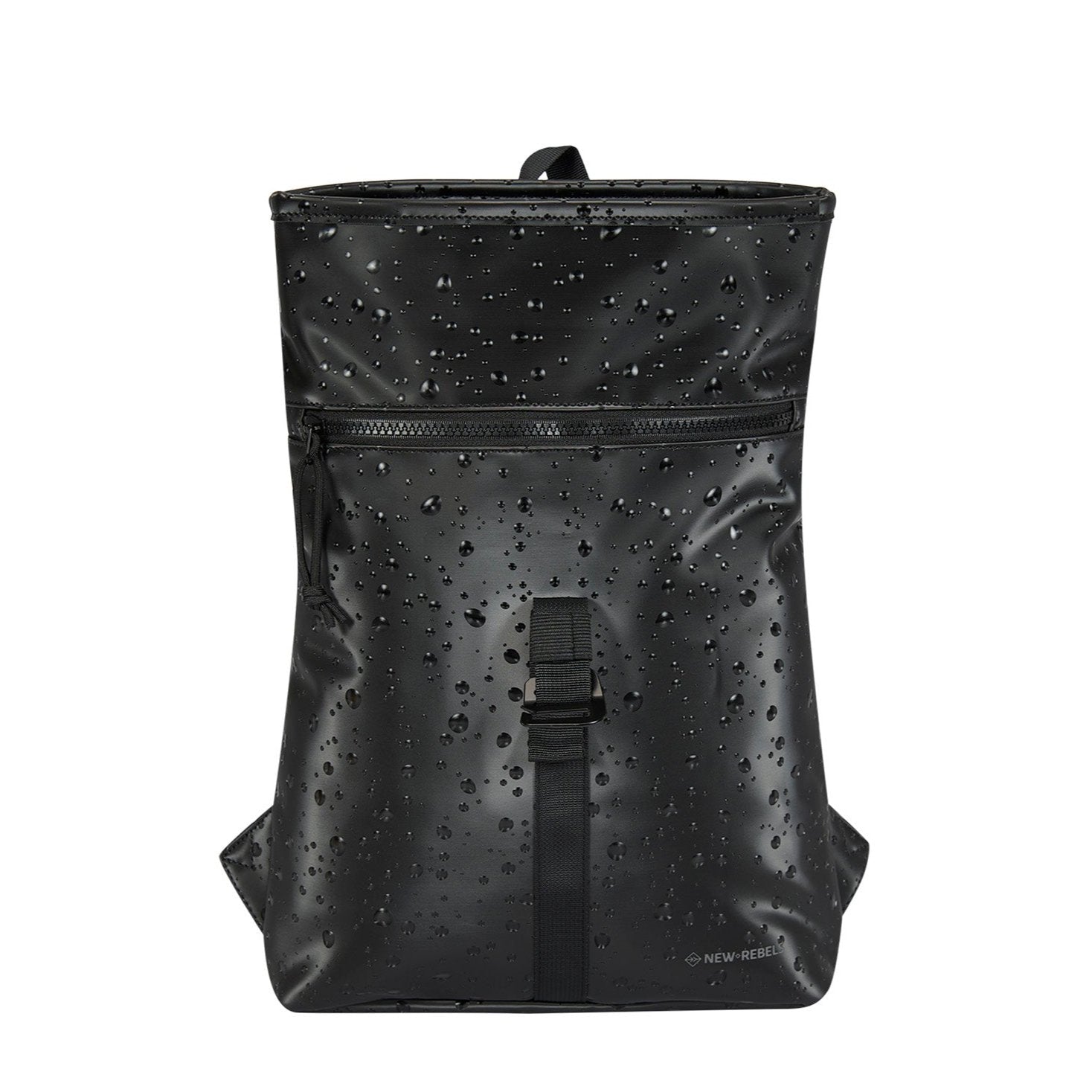 Water-repellent backpack 'Droplets' 9L black