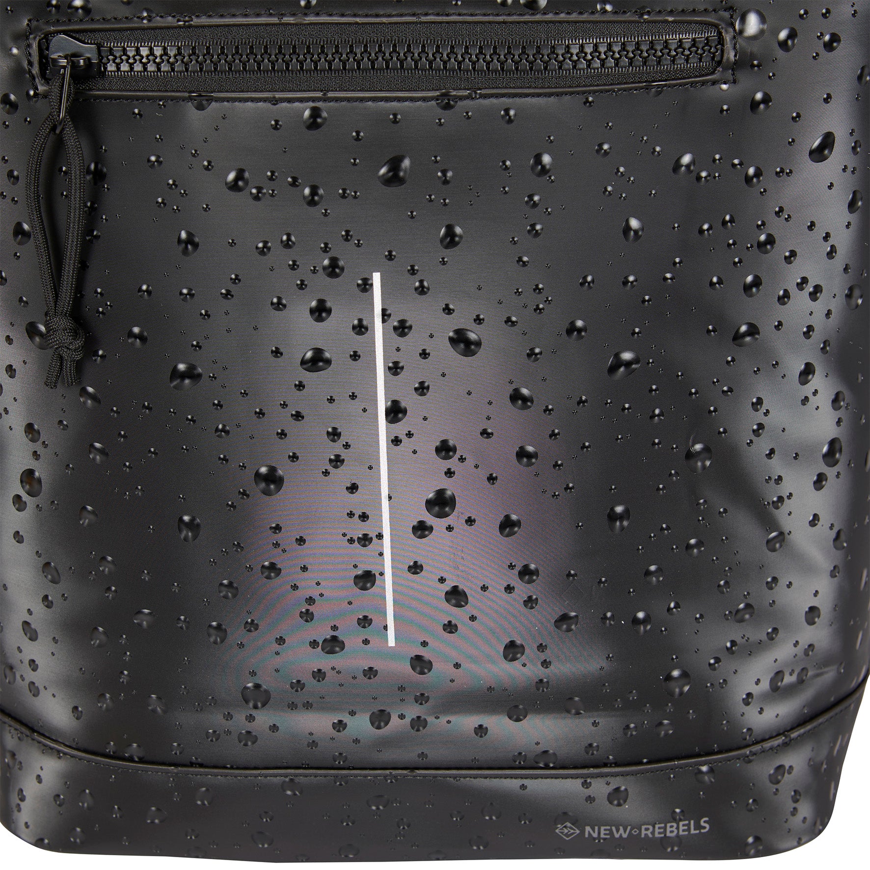 Water repellent backpack 'Droplets' 16L black