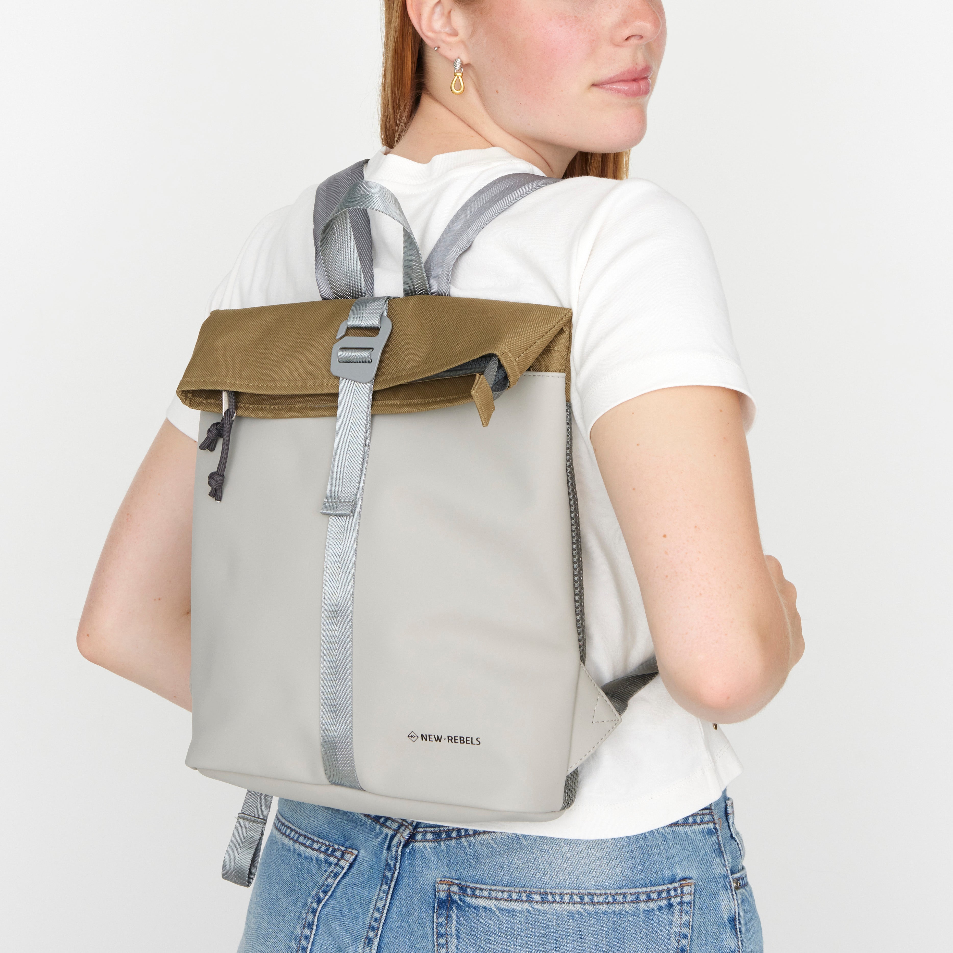 Water-repellent backpack 'Mart' mini 9L Ferron lightgrey