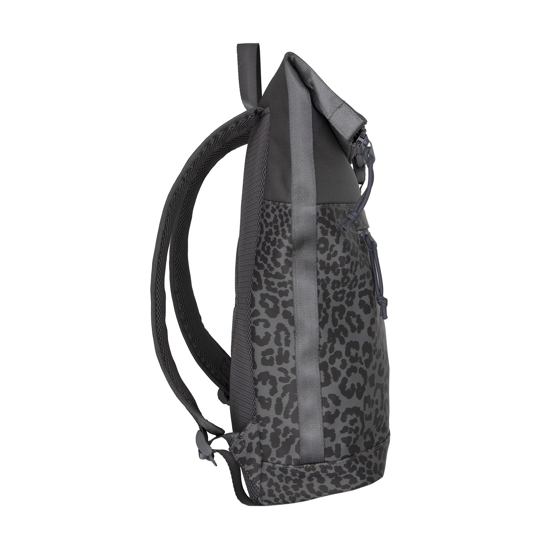 Urban Leopard - Water repellent rolltop backpack 'New York' 21L grey
