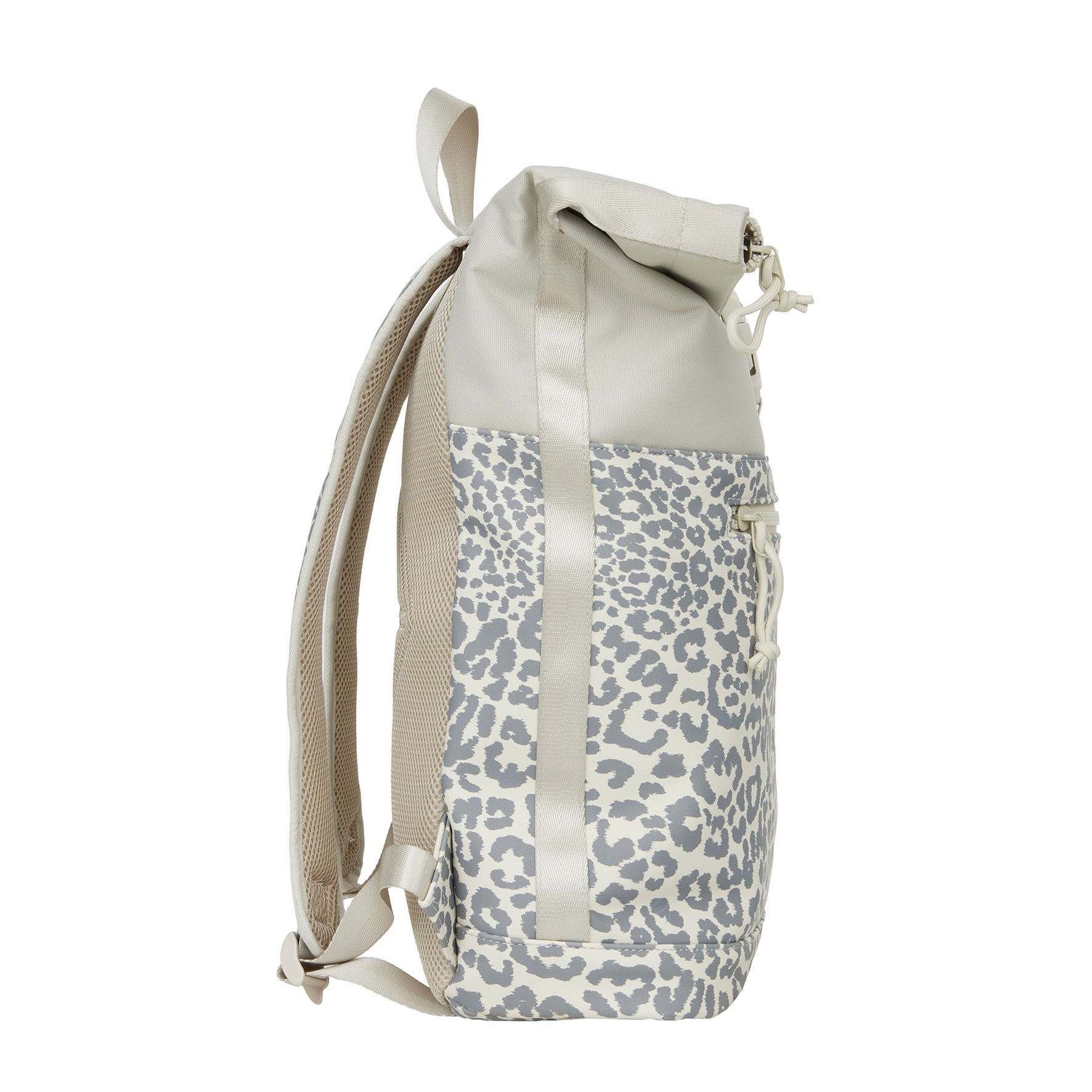 Urban Leopard - Water repellent rolltop backpack 'New York' 21L beige