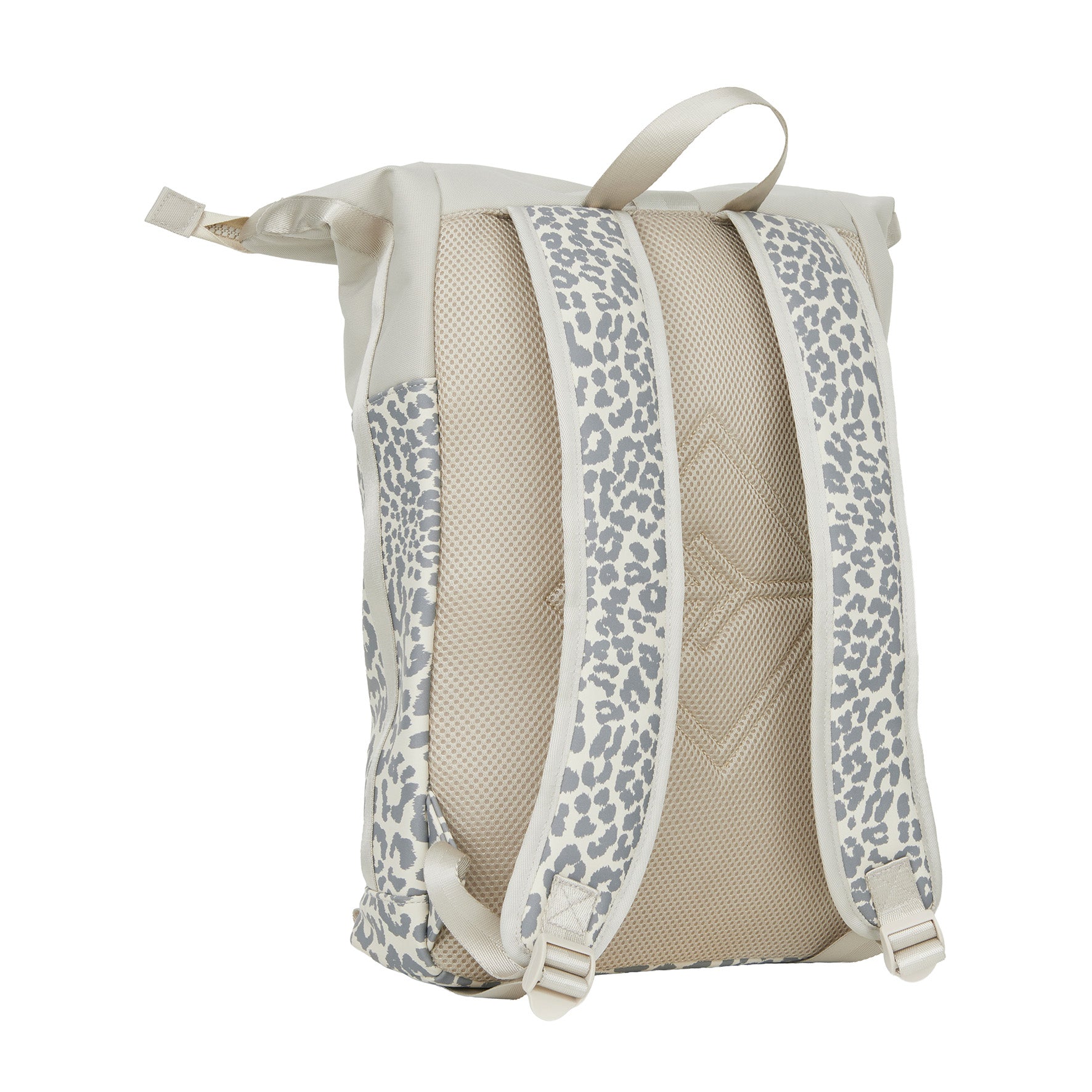 Urban Leopard - Water repellent rolltop backpack 'New York' 21L beige