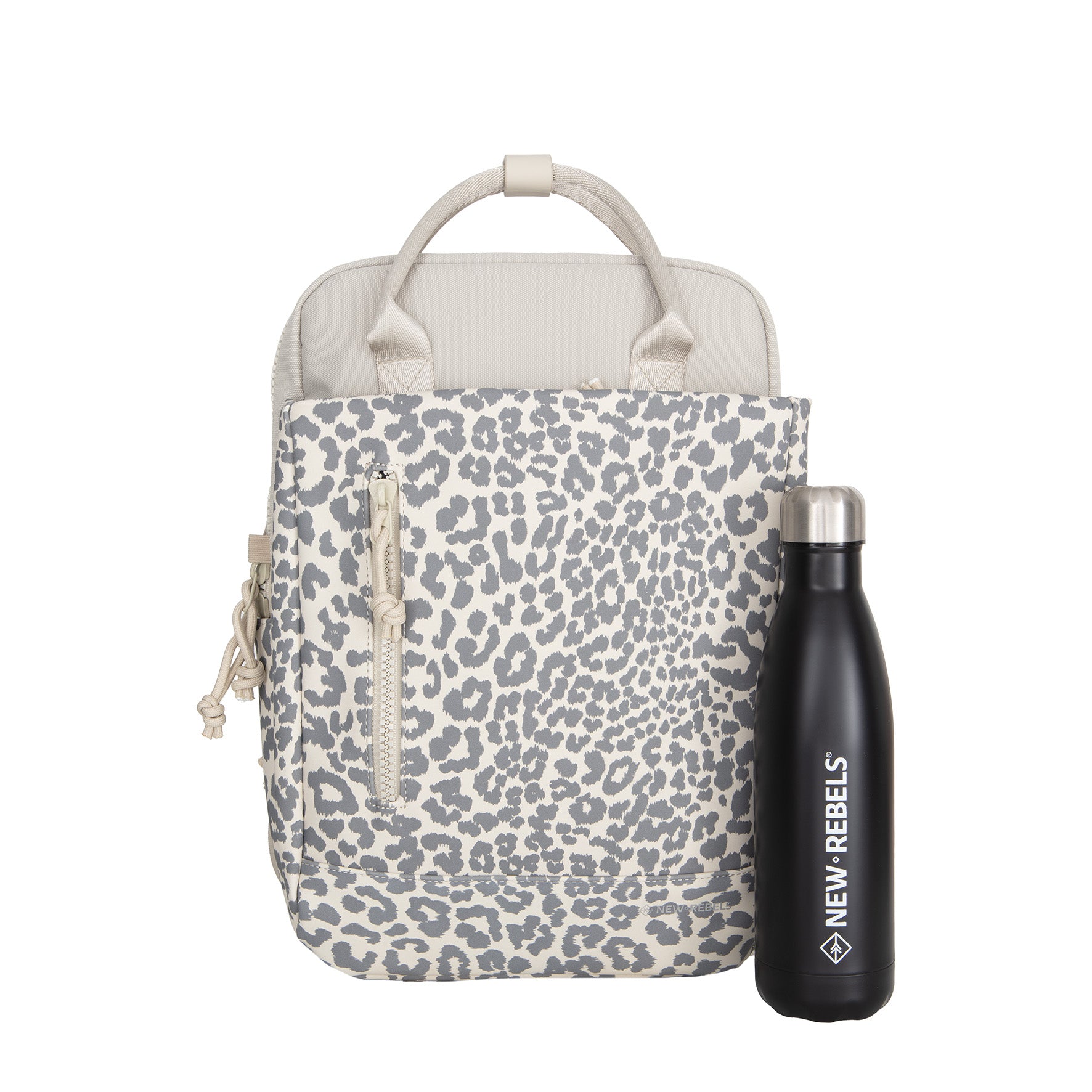 Urban Leopard - Waterafstotende rugzak 'Miami' 10L beige