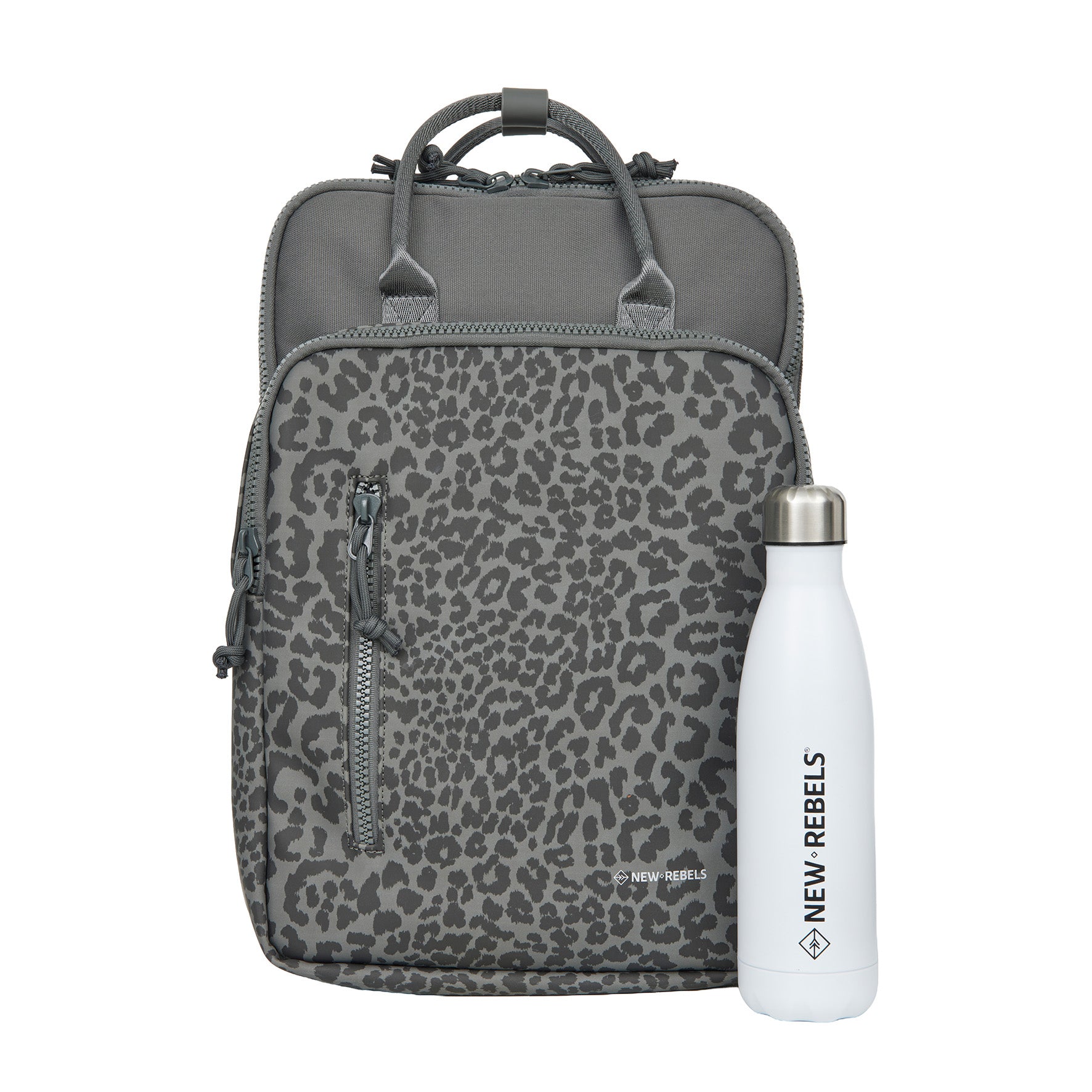 Urban Leopard - Waterafstotende rugzak 'Milwaukee' 20L grijs