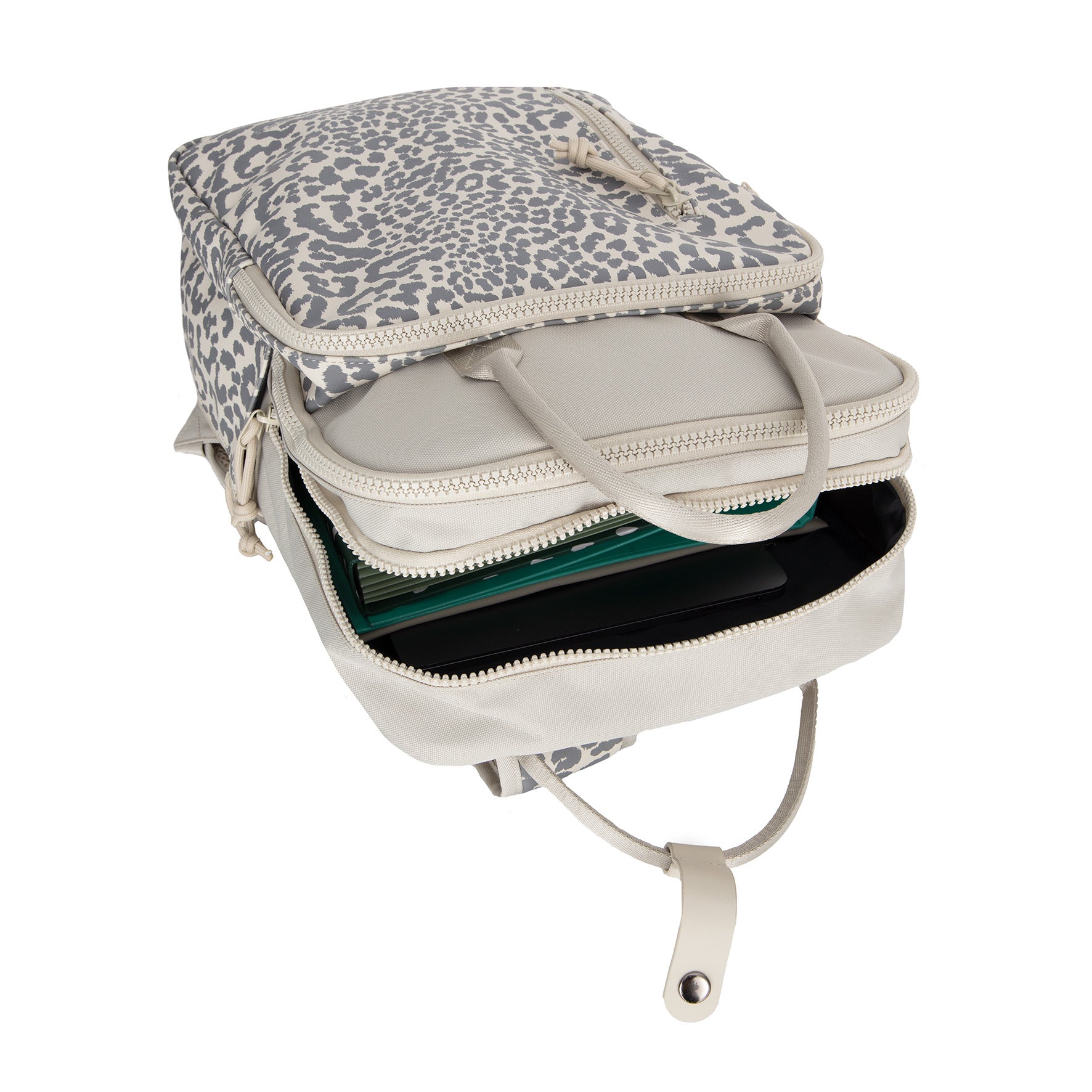 Urban Leopard - Waterafstotende rugzak 'Milwaukee' 20L beige