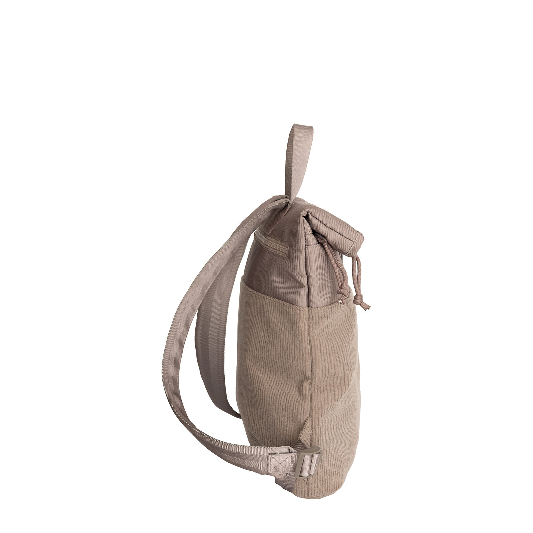 Ribbi - Rolrugzakje 'Los Angeles' mini taupe 7L
