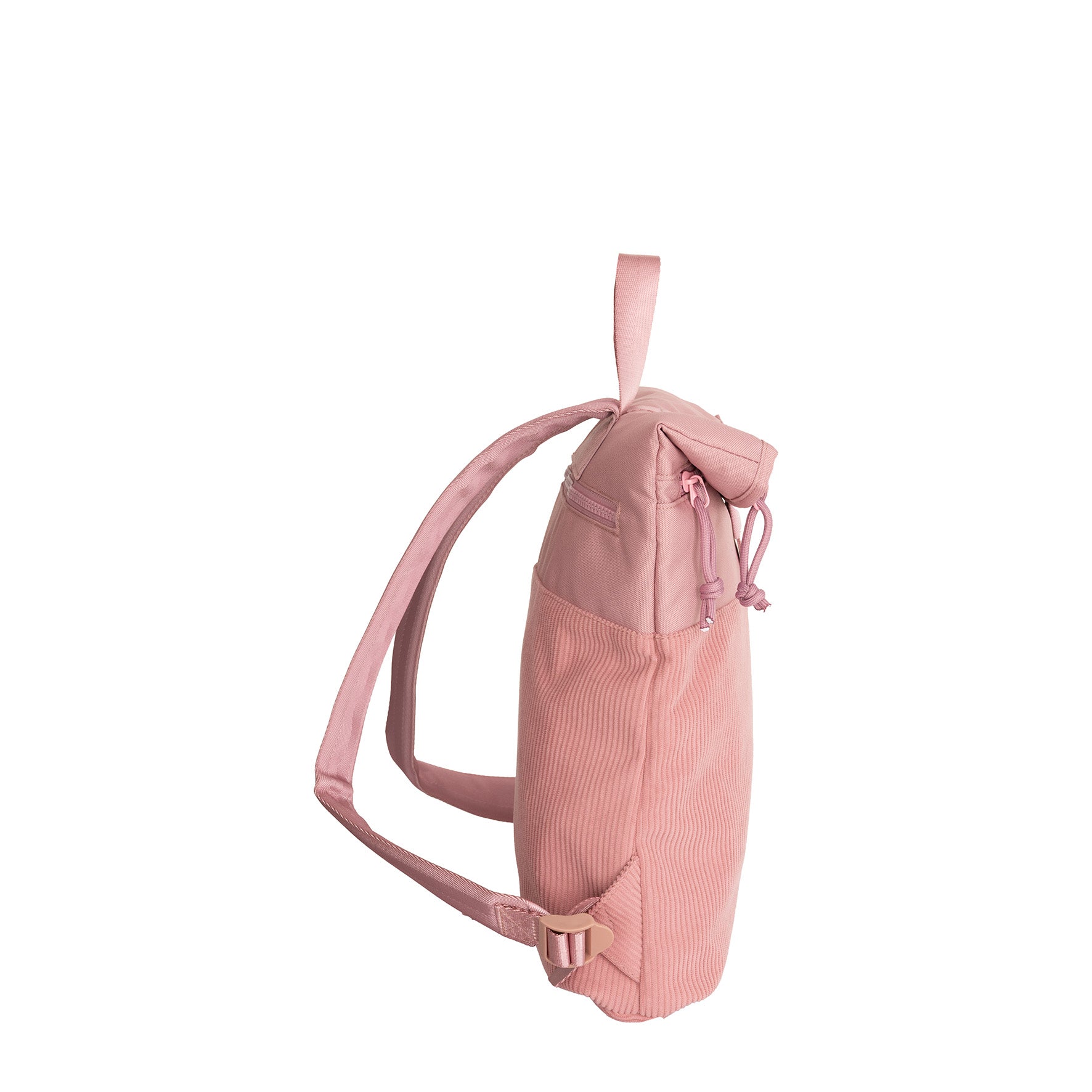 Ribbi - Rolltop backpack 'Los Angeles' mini old pink 7L