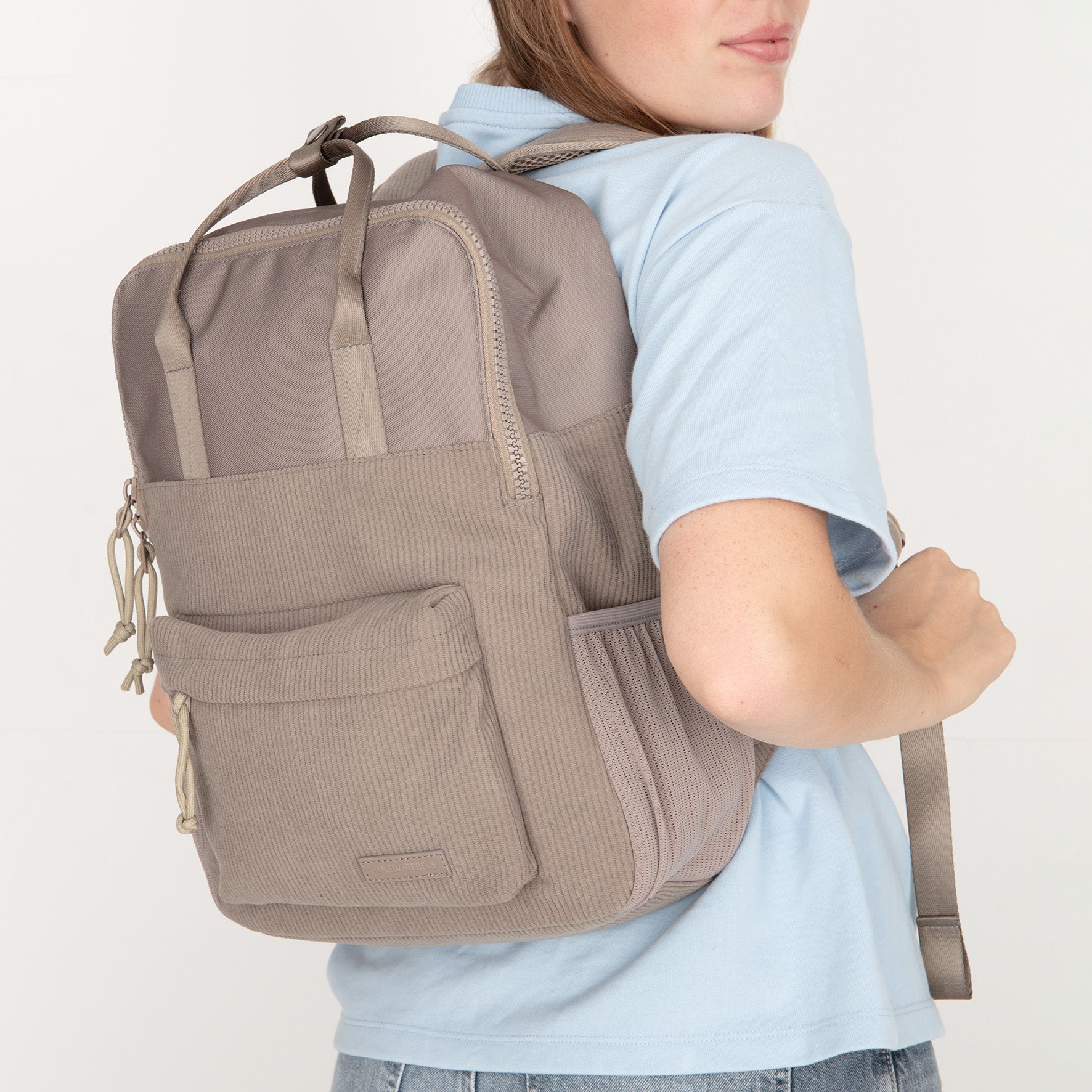 Ribbi - Backpack 'Springfield' taupe 13L