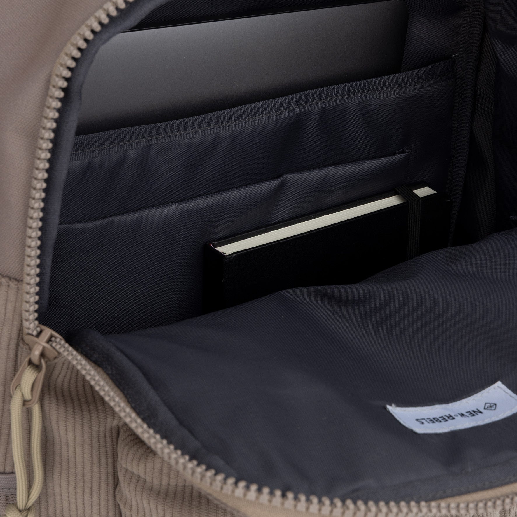 Ribbi - Backpack 'Springfield' taupe 13L