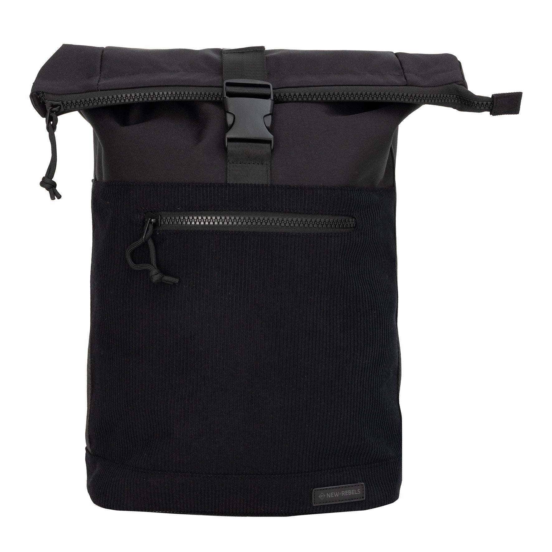 Ribbi - Rolrugzak 'New York' black 17-21L