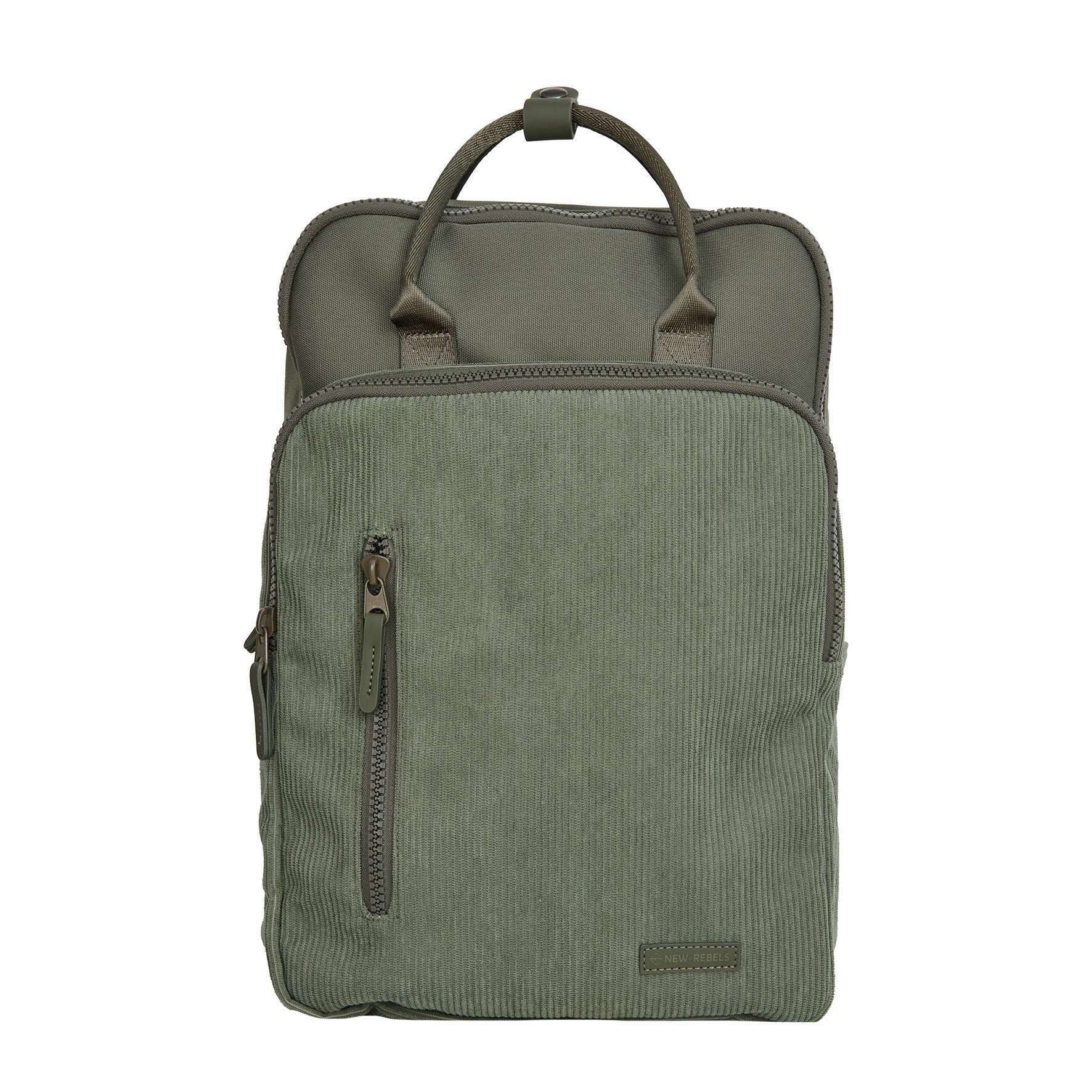 Ribbi - Laptoprugzak 'Milwaukee' sage green 18L