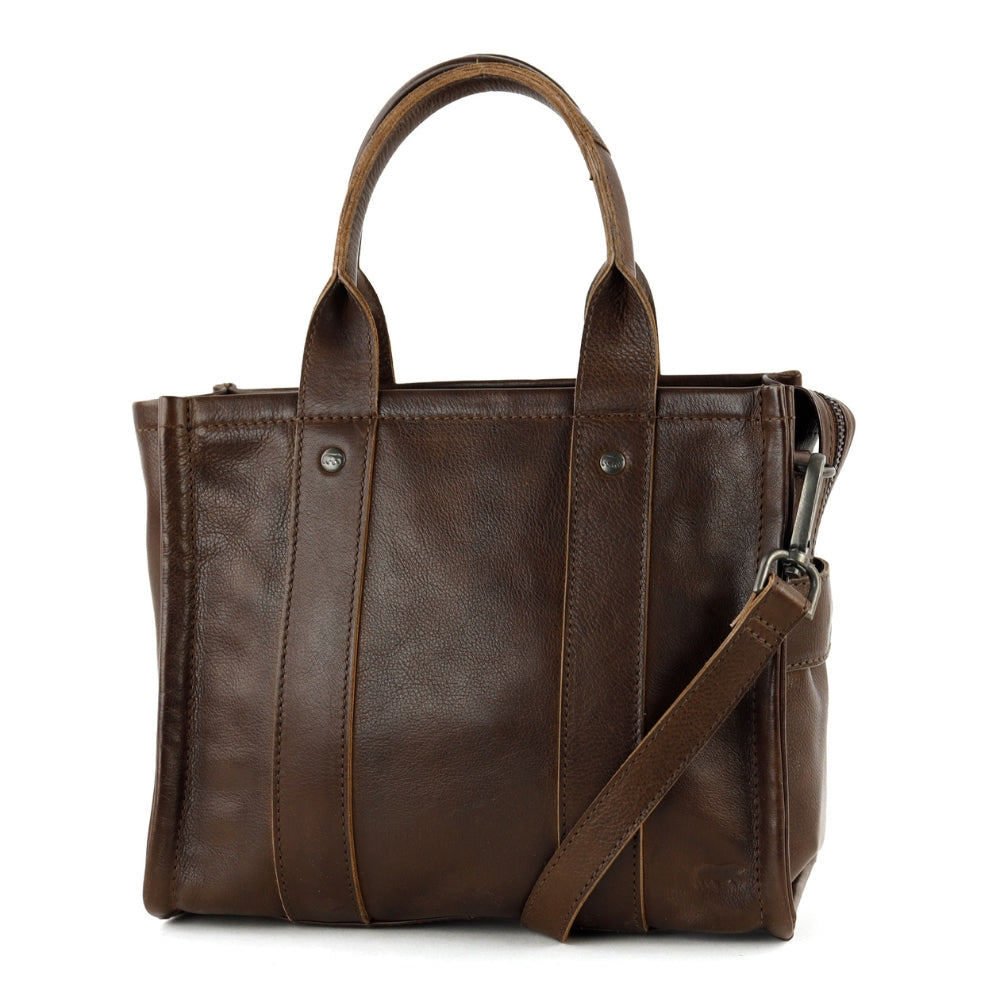 Mini tote bag 'Pepe' S dark brown