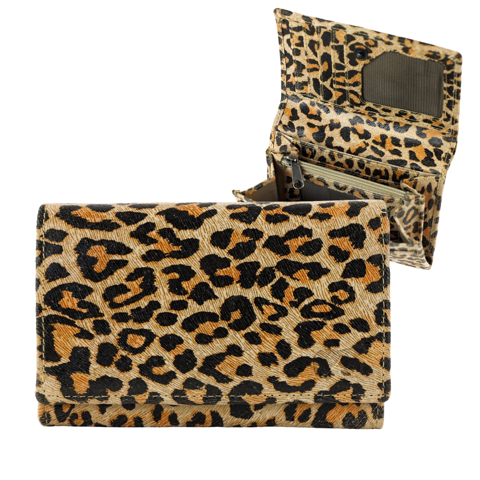 Overslag portemonnee 'Sweety' small panther