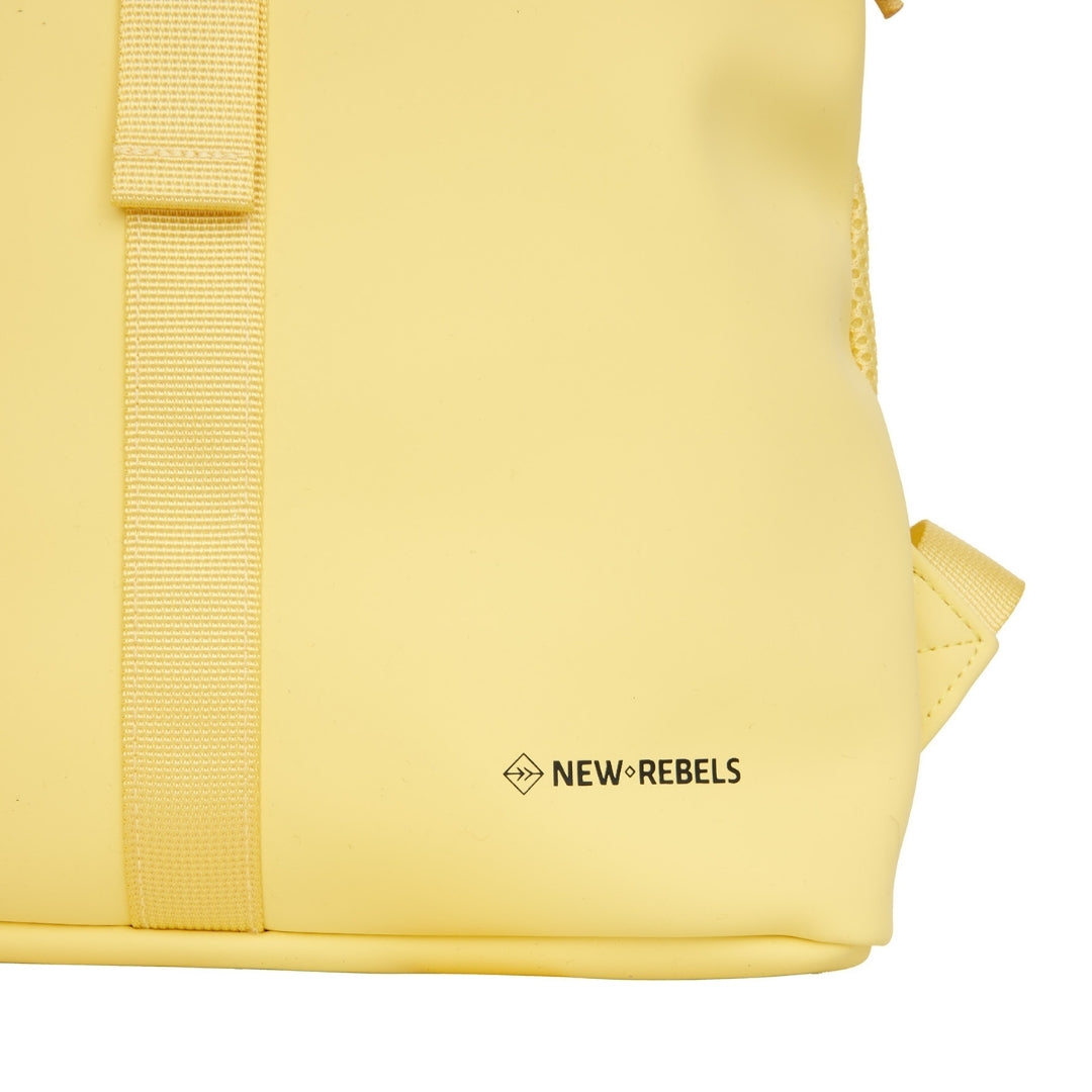 Branson - Mini waterafstotend rolltop rugzakje 'Los Angeles' 7L butter yellow