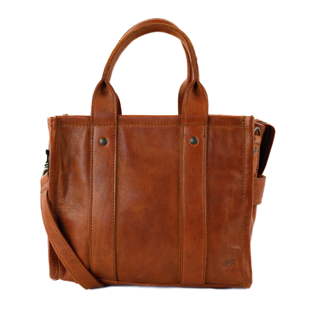 Mini tote bag 'Pepe' S cognac