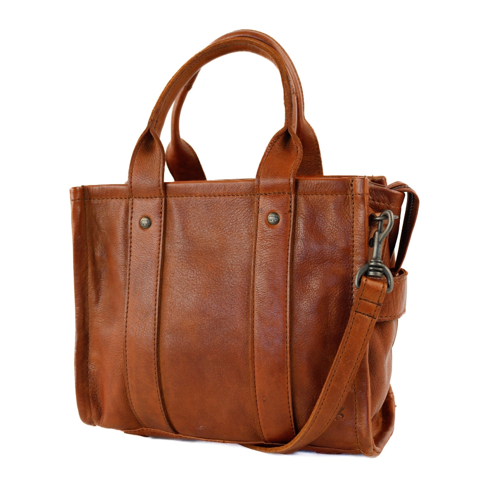 Mini tote bag 'Pepe' S cognac