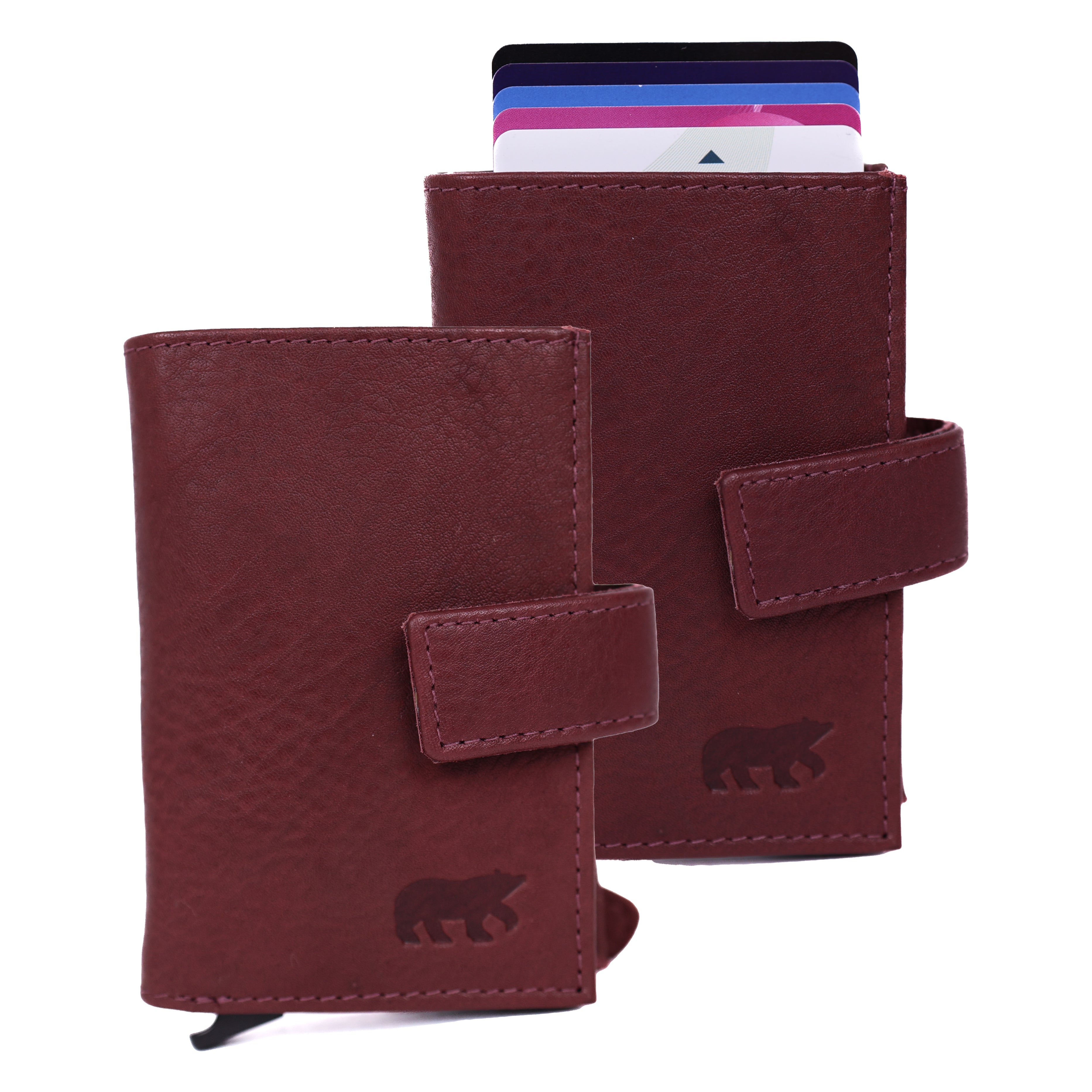 Card holder 'Elsie' burgundy