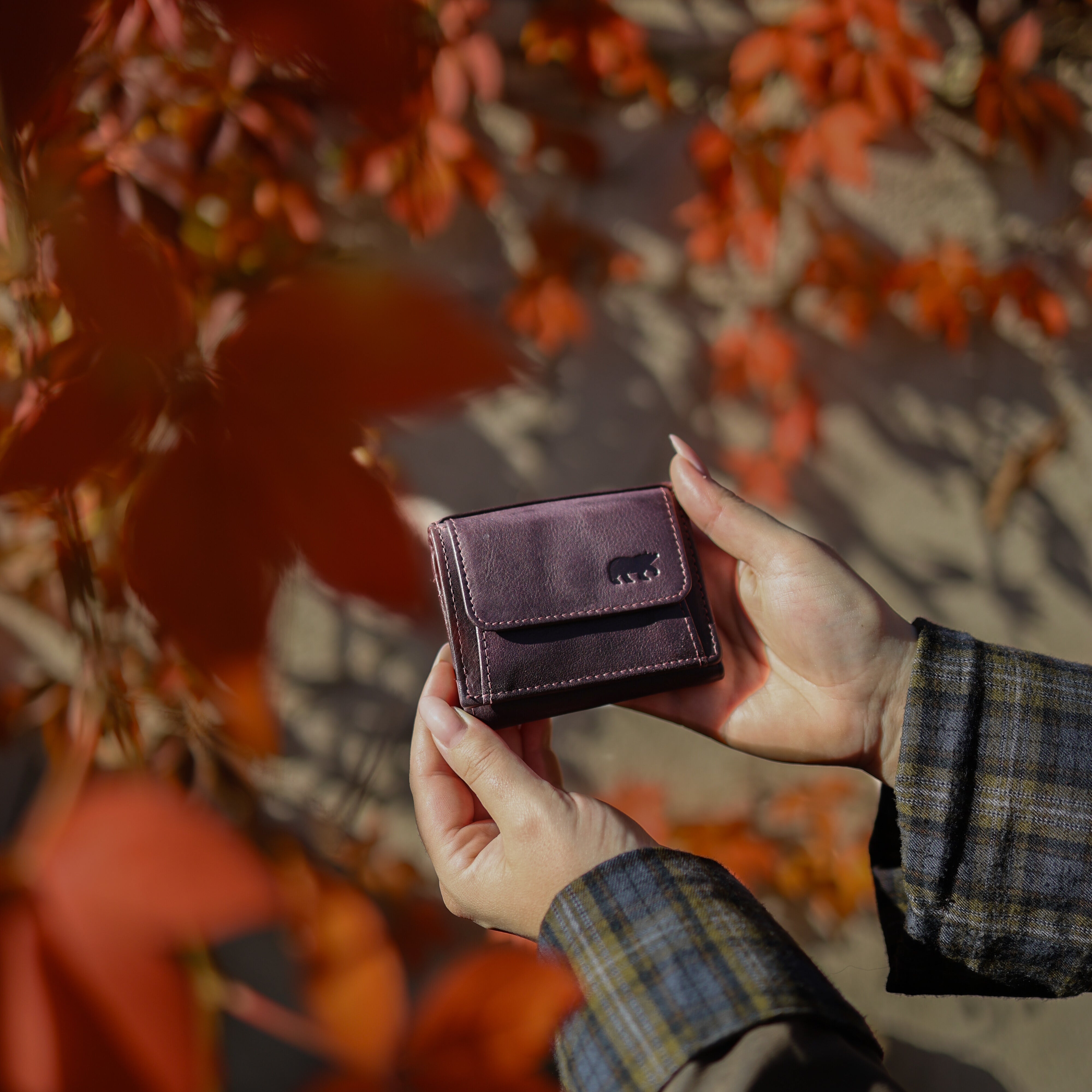 Wallet 'Nana' plum