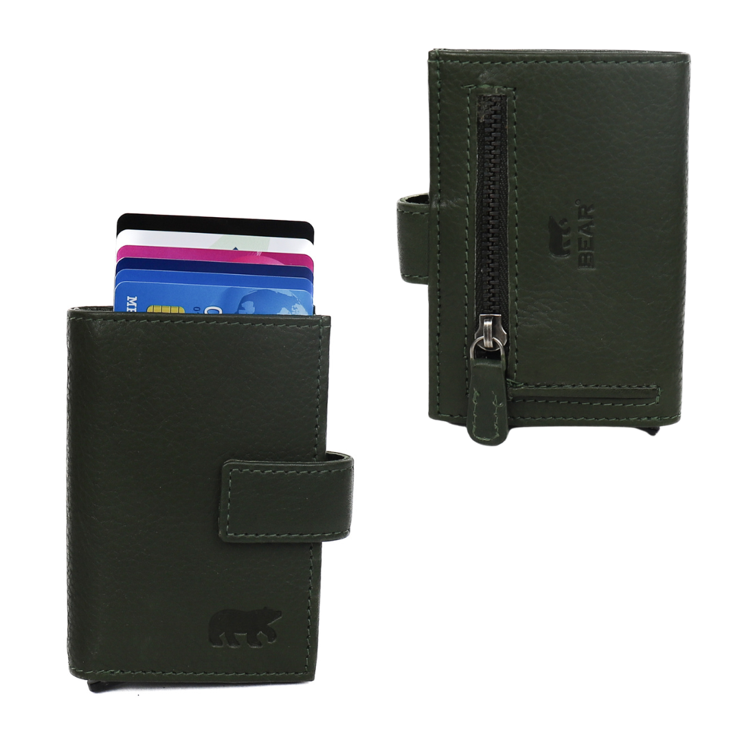 Card holder 'Elsie' green