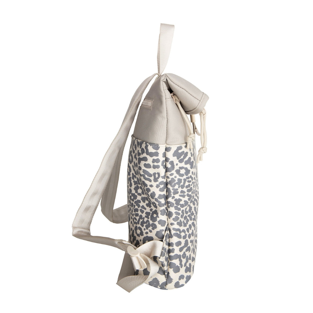 Urban Leopard - Mini water repellent rolltop backpack 'Los Angeles' 7L beige