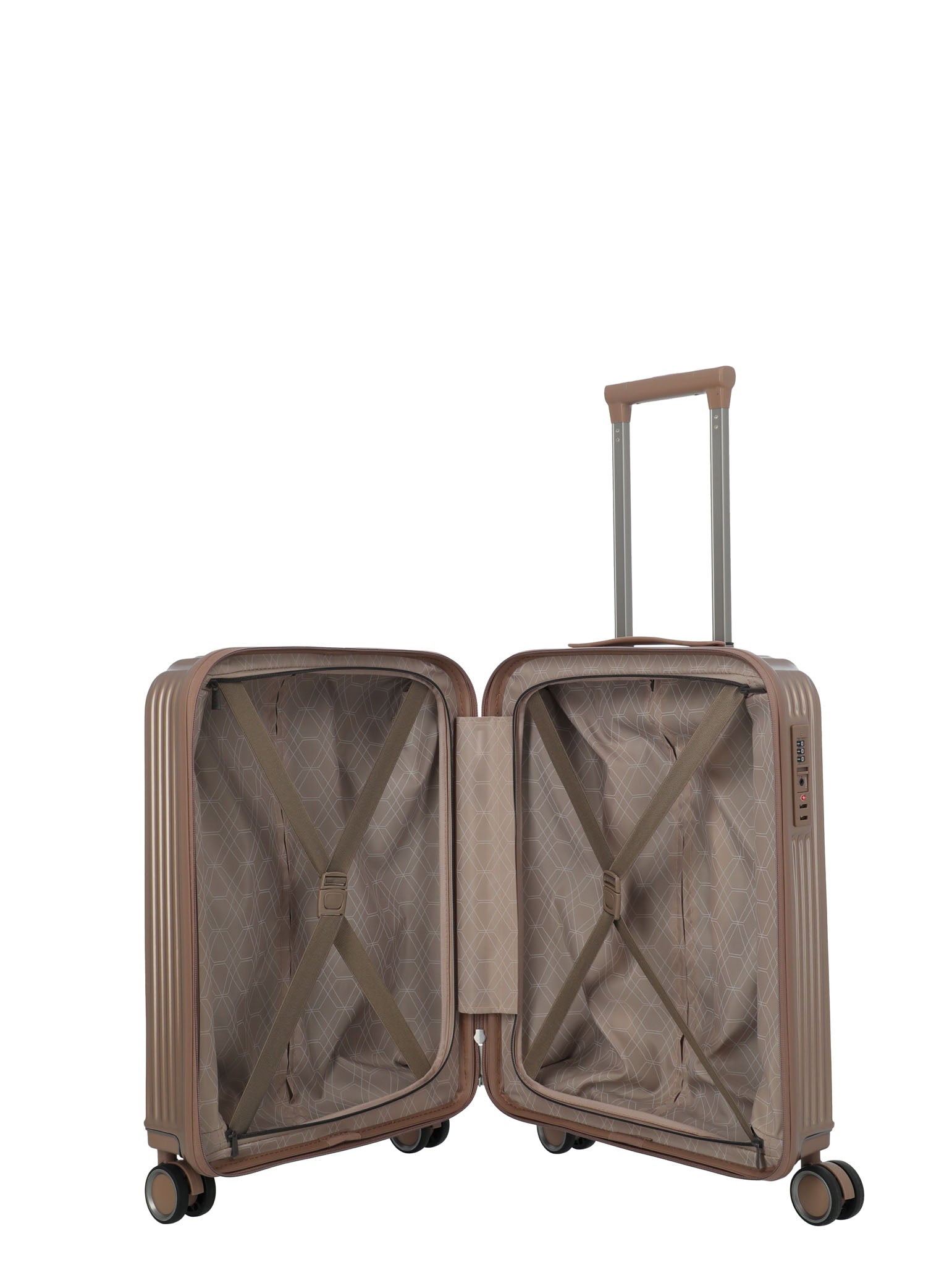 Paros handbagage trolley S Cappuccino