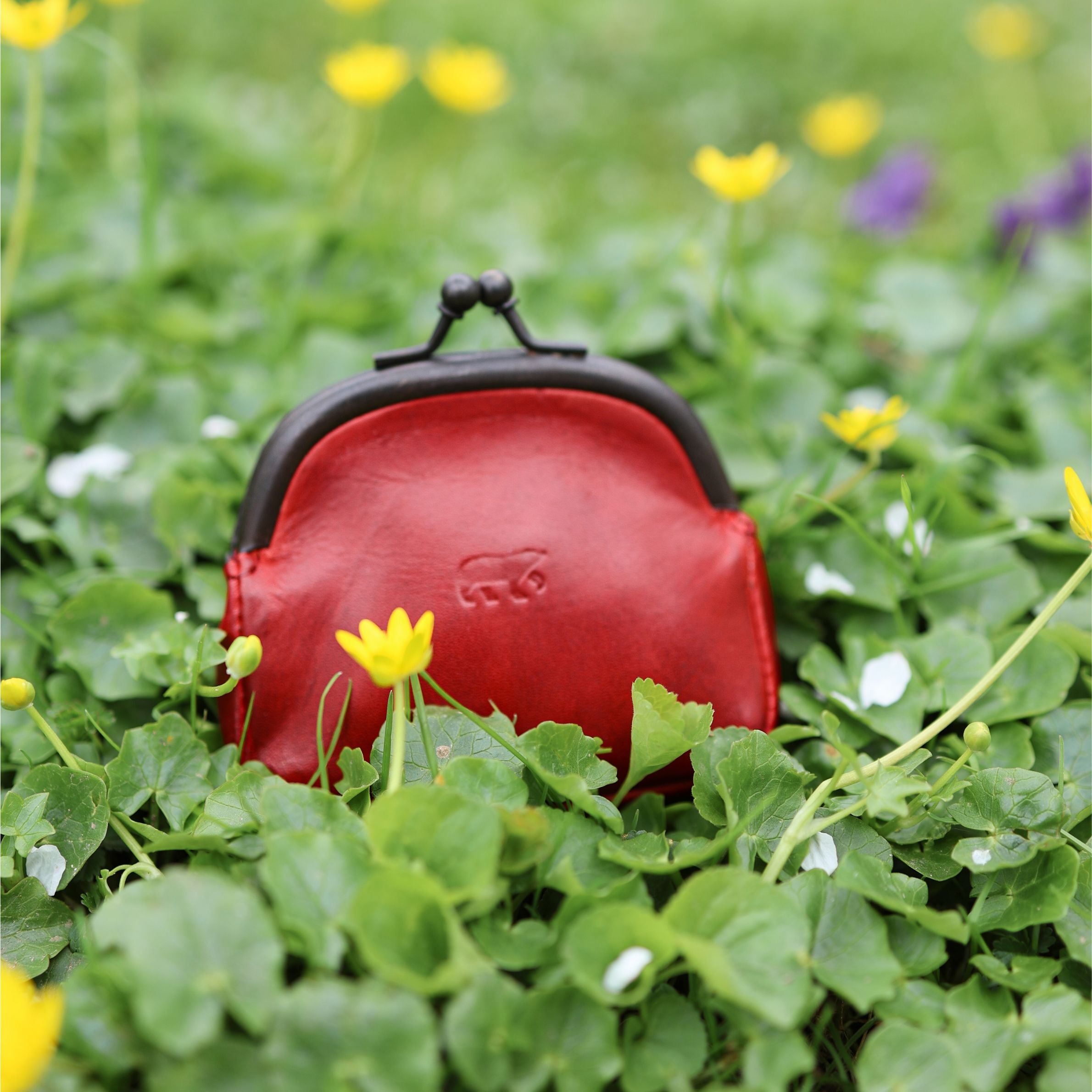 Beugelportemonneetje 'Lily' rood