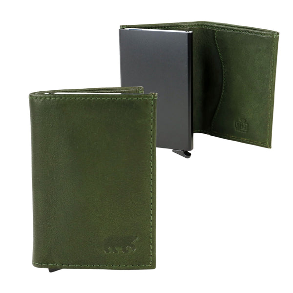Shop the BEAR Card holder 'Frits in green here | BEARLifestyle.nl