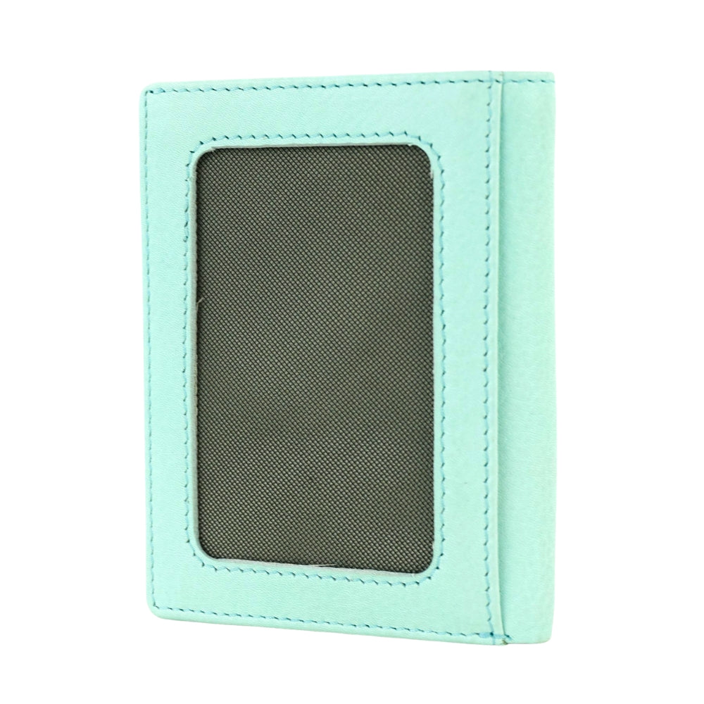 RFID Cardholder with banknote compartment 'Cas' jade