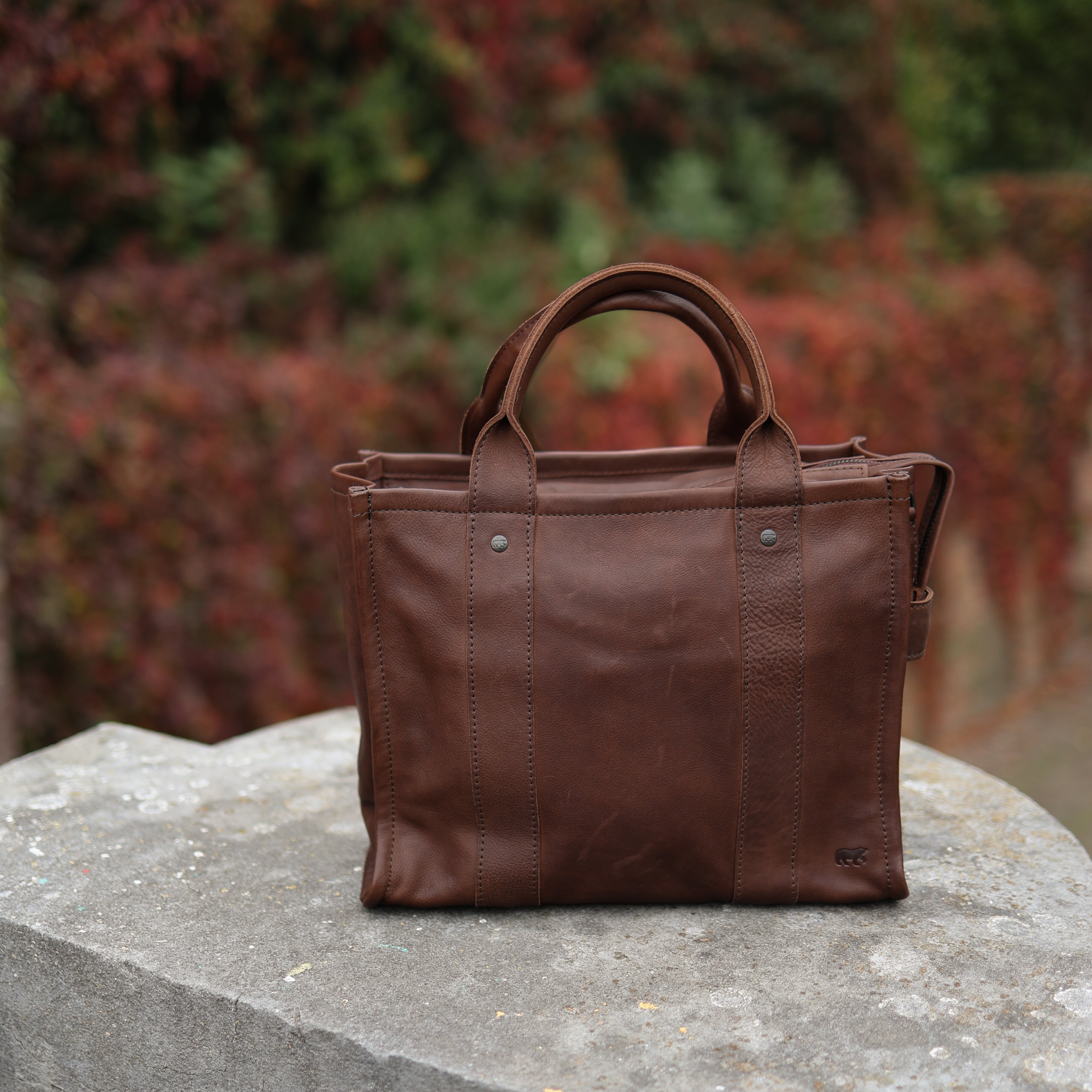 Tote bag 'Pepe' L dark brown