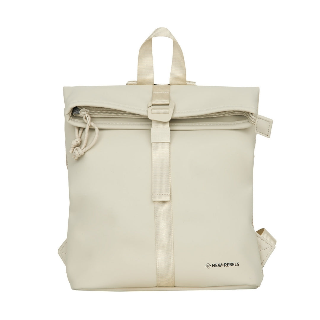 Branson - Mini waterafstotend rolltop rugzakje 'Los Angeles' 7L beige