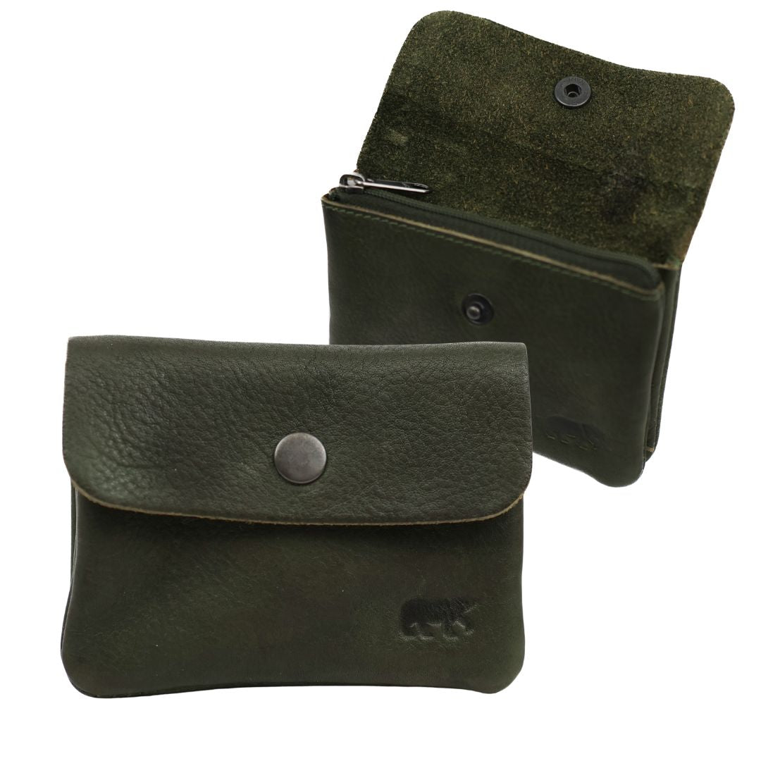 Portemonneetje 'Pietje' groen