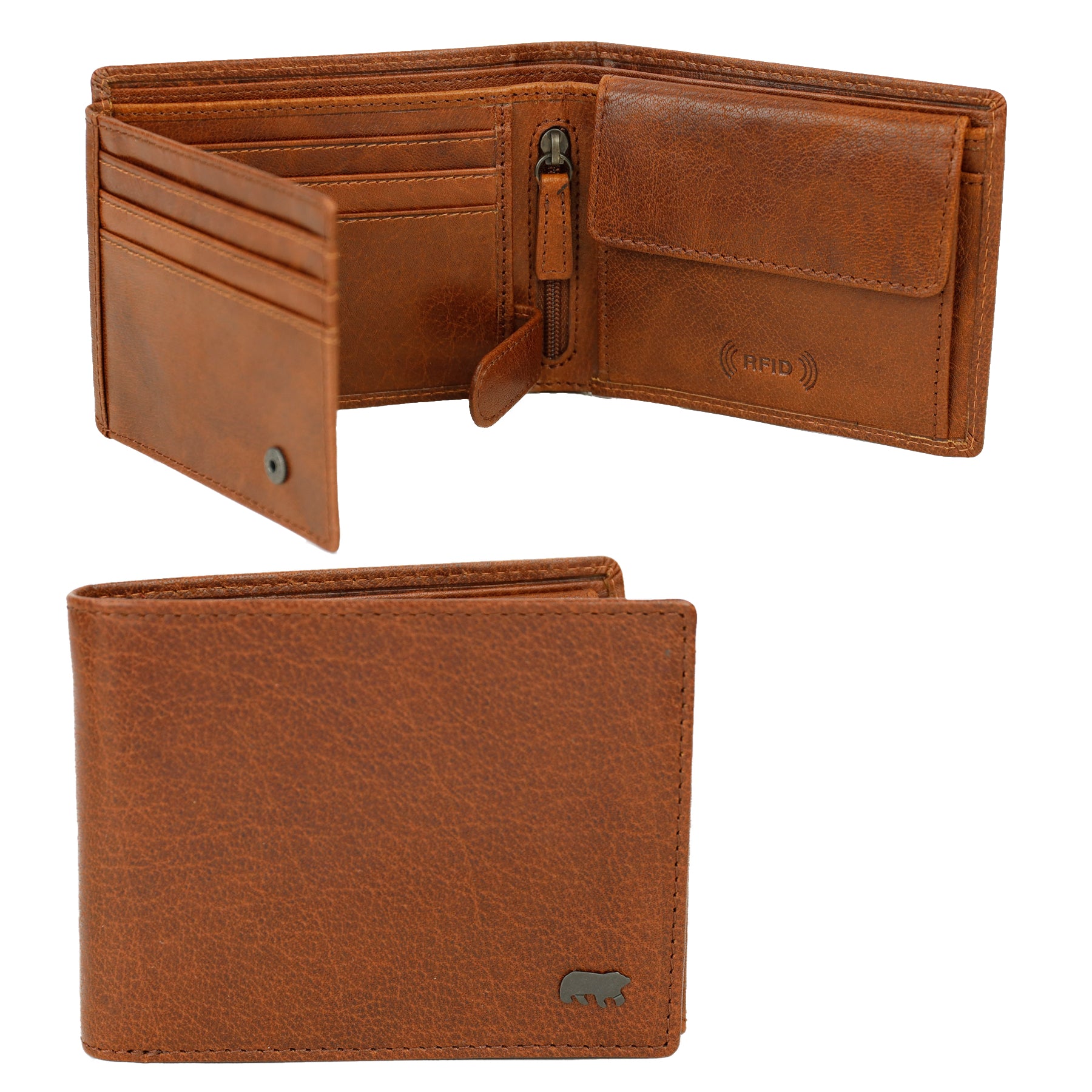 Billfold 'Niels' Andorra cognac