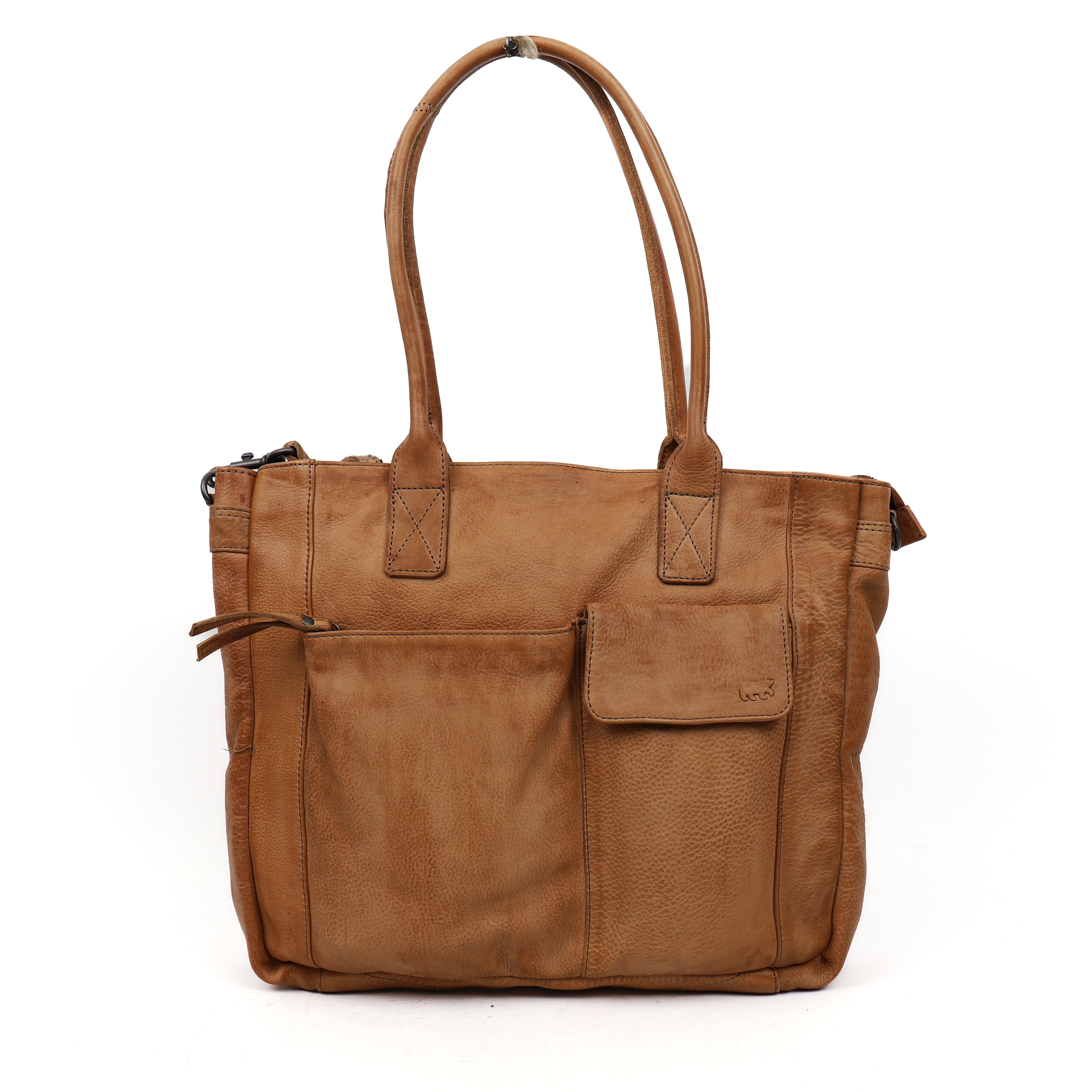 Hand/shoulder bag 'Samantha' taupe - CP 1766