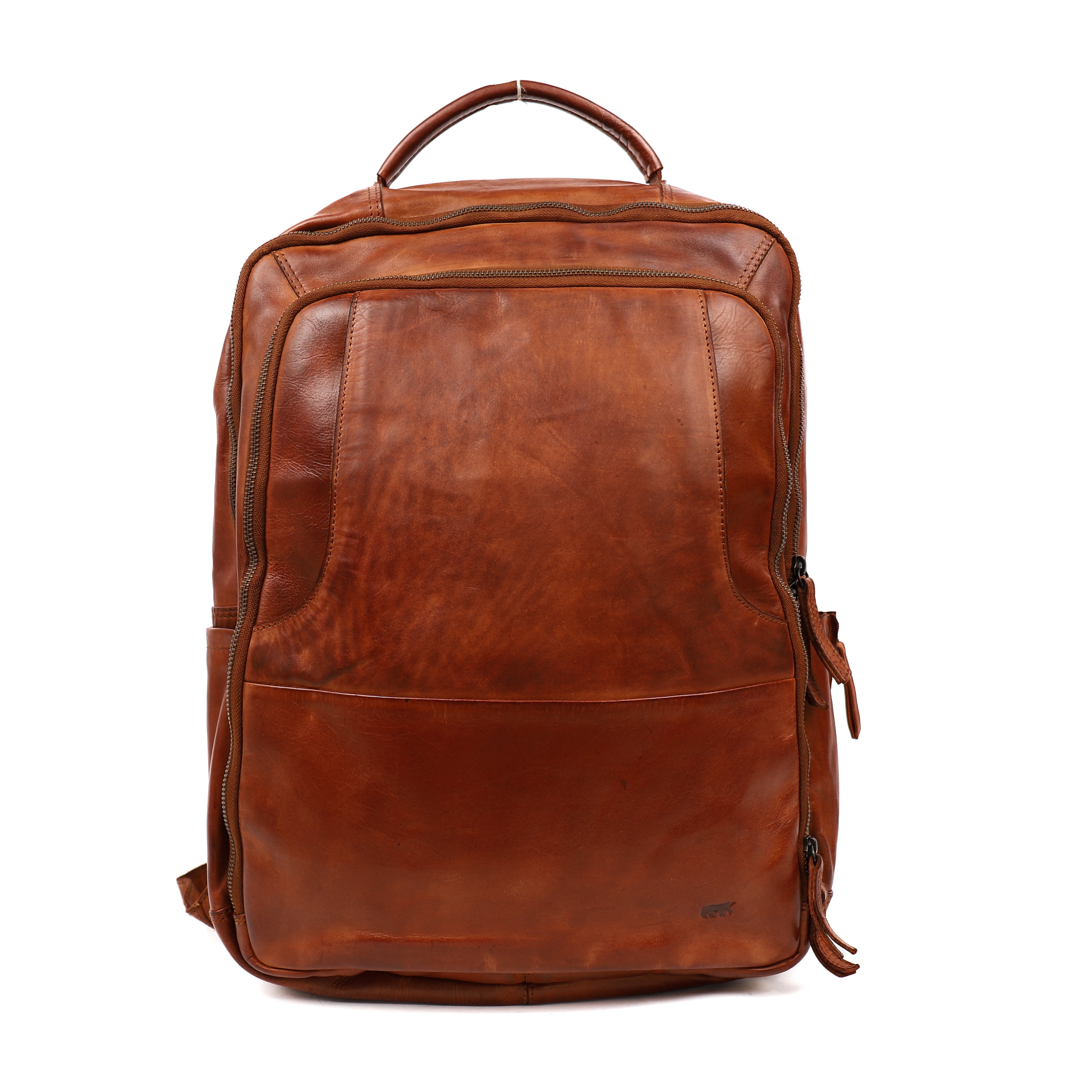 Laptop backpack 'Jayden' XL cognac