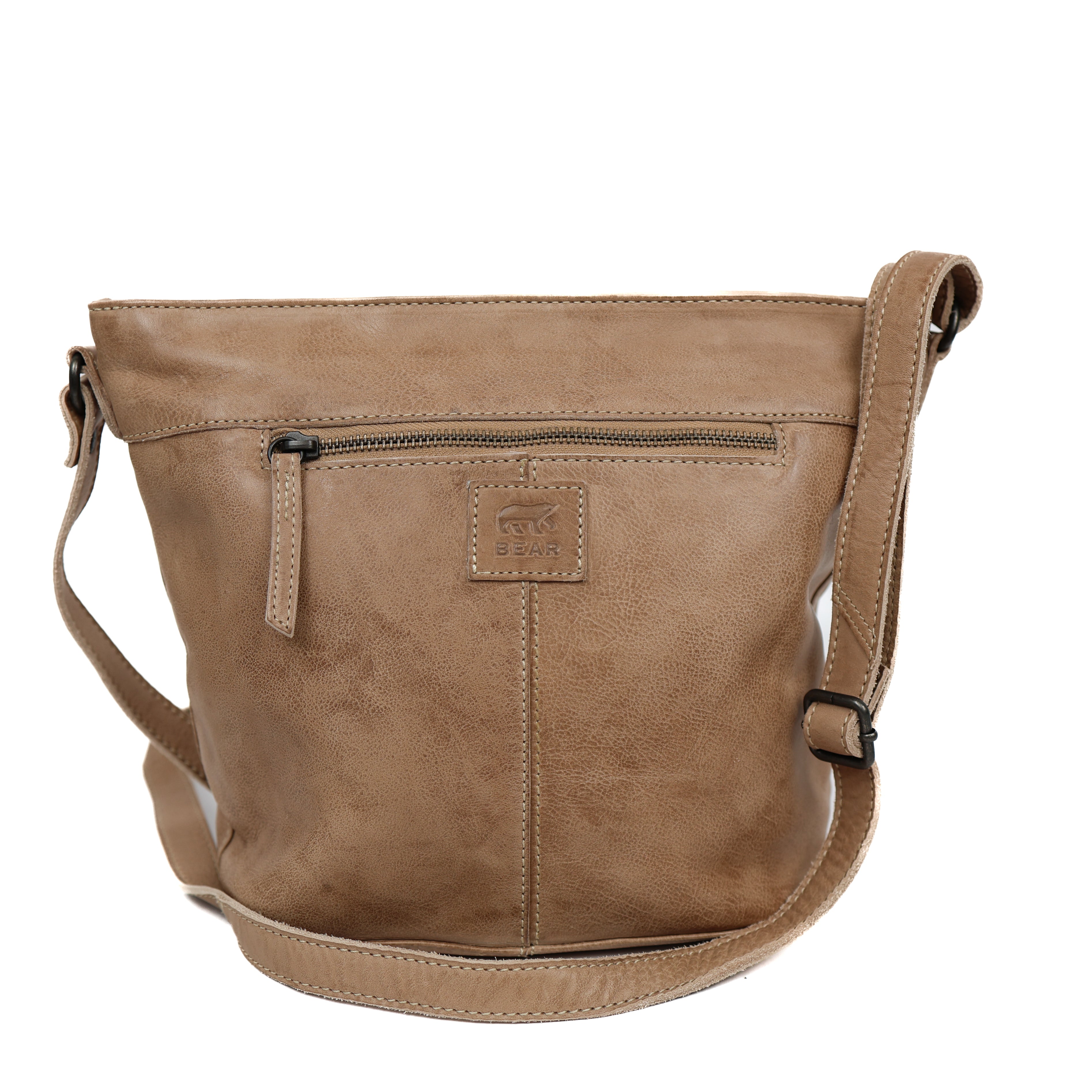 Schoudertas 'Suze' beige